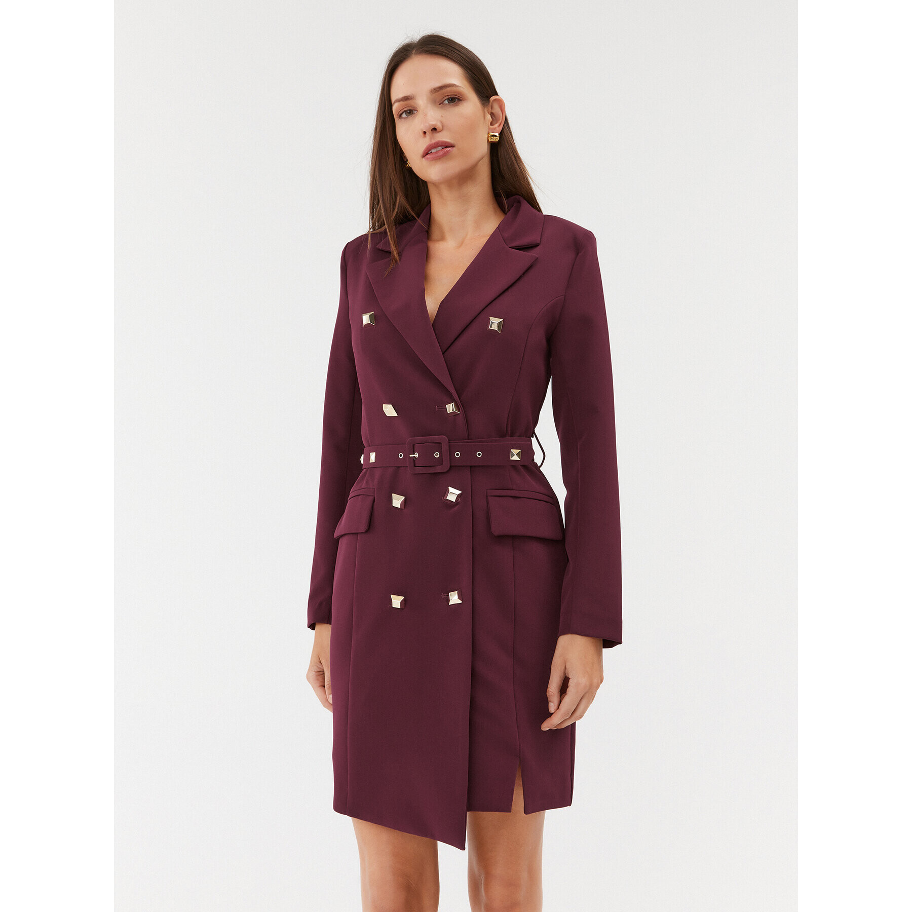 Maryley Ежедневна рокля 23IB372/41GI Бордо Regular Fit - Pepit.bg