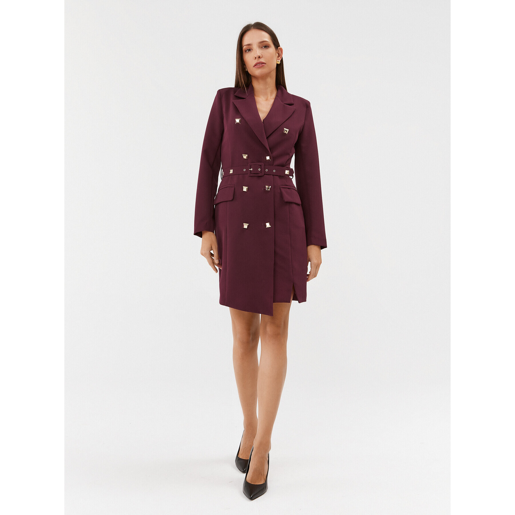 Maryley Ежедневна рокля 23IB372/41GI Бордо Regular Fit - Pepit.bg