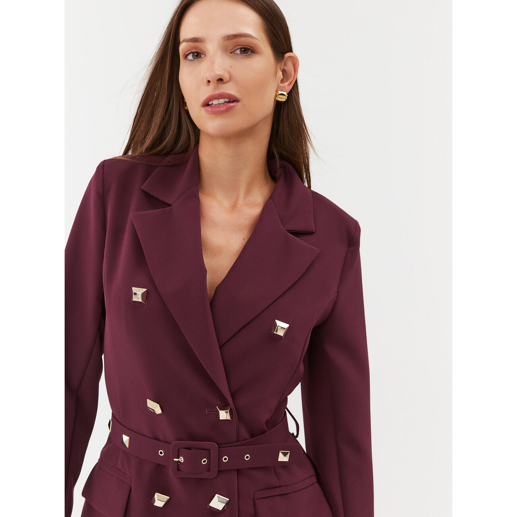 Maryley Ежедневна рокля 23IB372/41GI Бордо Regular Fit - Pepit.bg