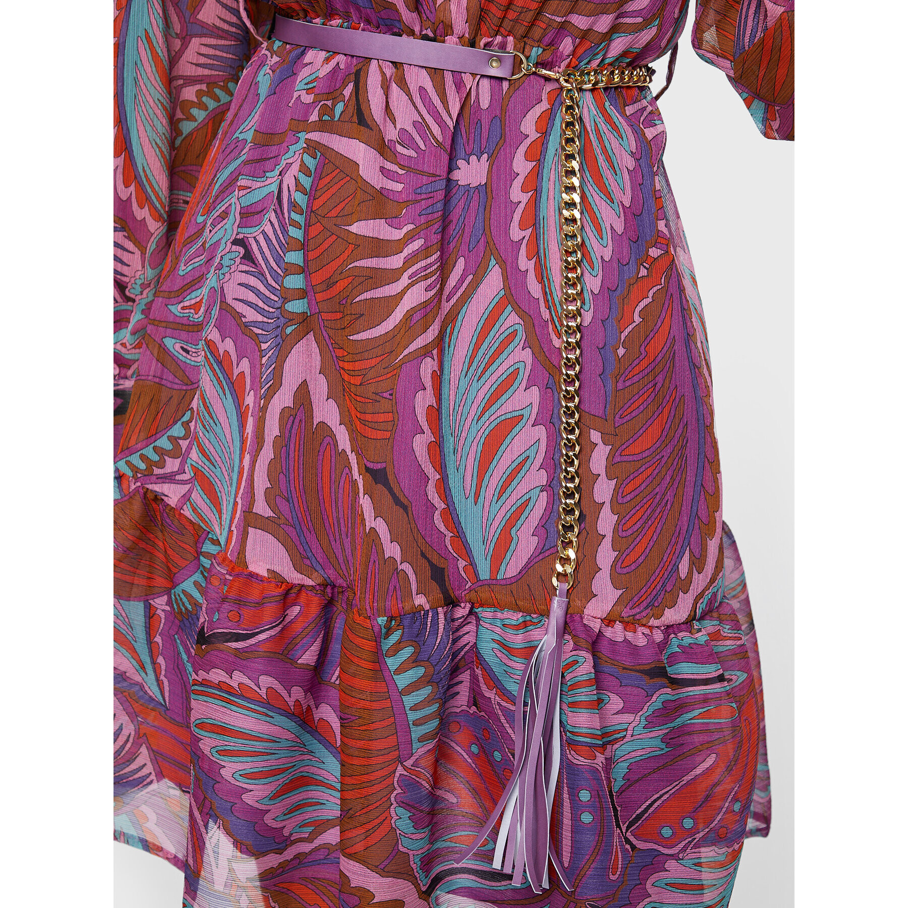 Maryley Ежедневна рокля 22IB305/14RO Виолетов Regular Fit - Pepit.bg