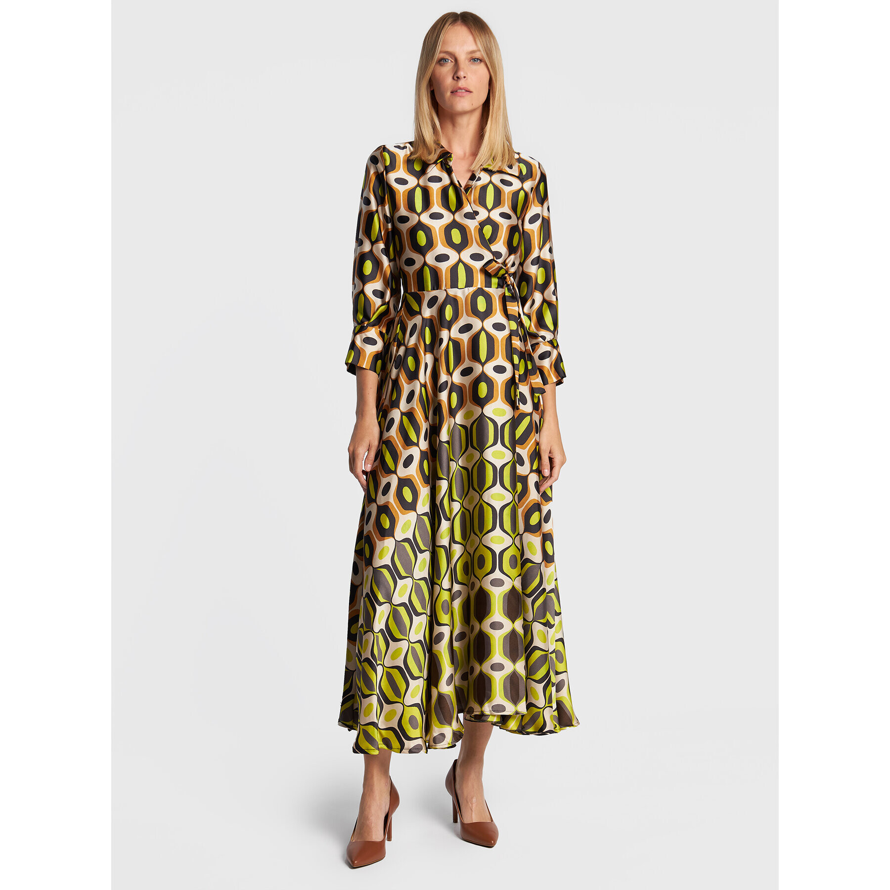 Maryley Ежедневна рокля 22IB330/17BE Бежов Regular Fit - Pepit.bg