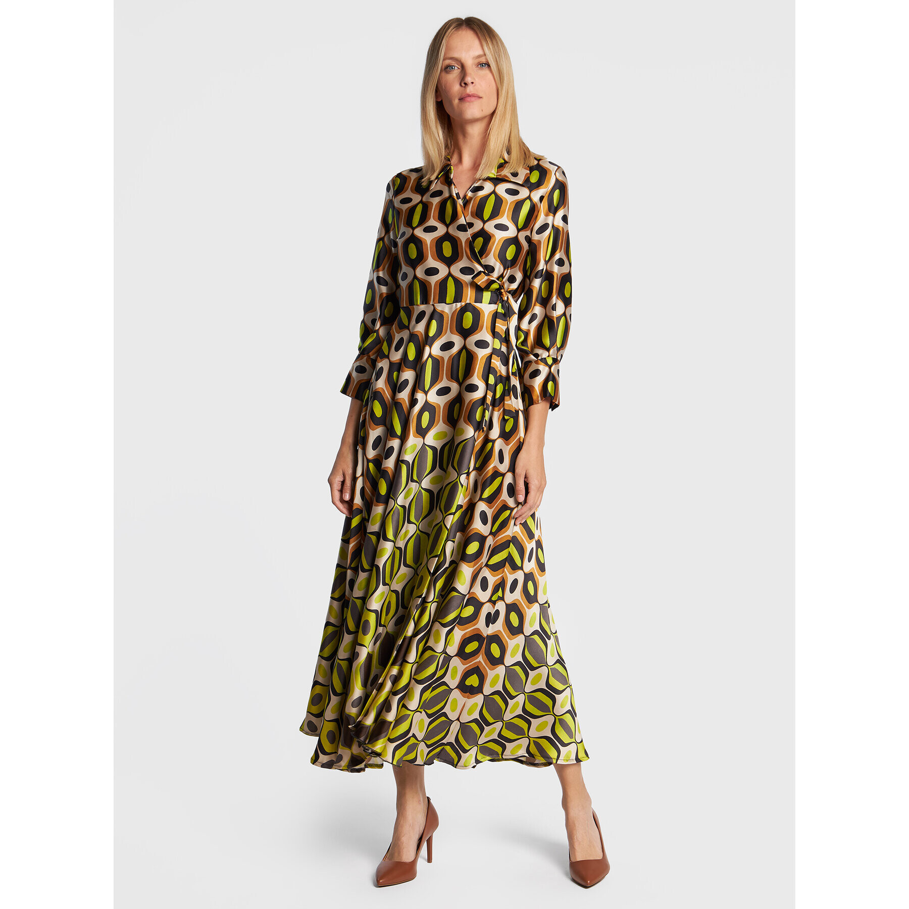 Maryley Ежедневна рокля 22IB330/17BE Бежов Regular Fit - Pepit.bg