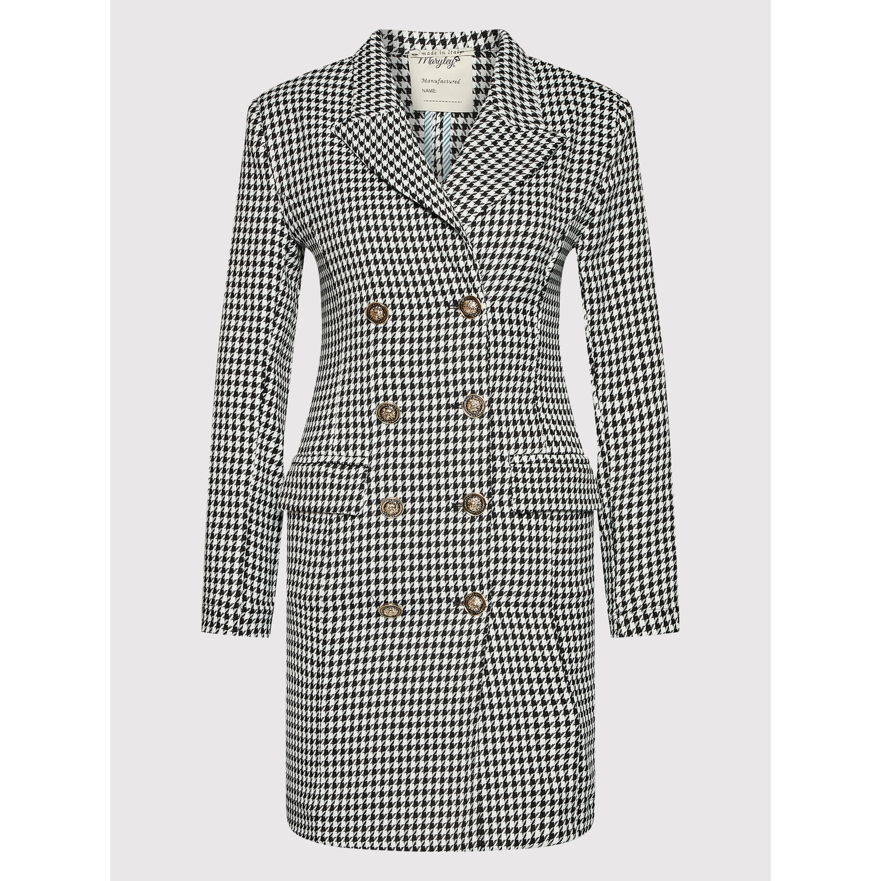 Maryley Коктейлна рокля 22IB408/06BN Черен Regular Fit - Pepit.bg
