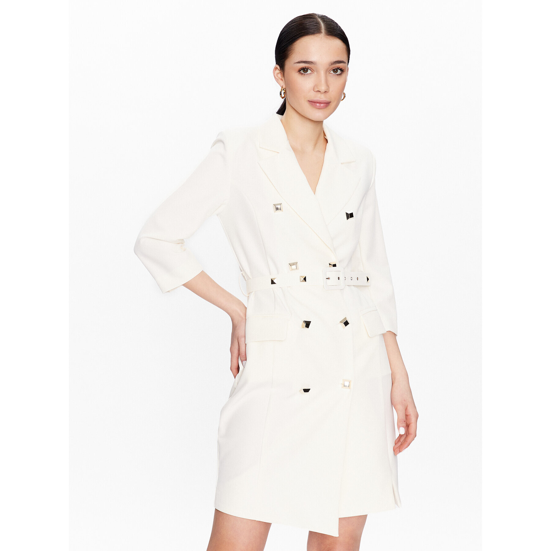 Maryley Коктейлна рокля 23EB372/M14 Бежов Regular Fit - Pepit.bg