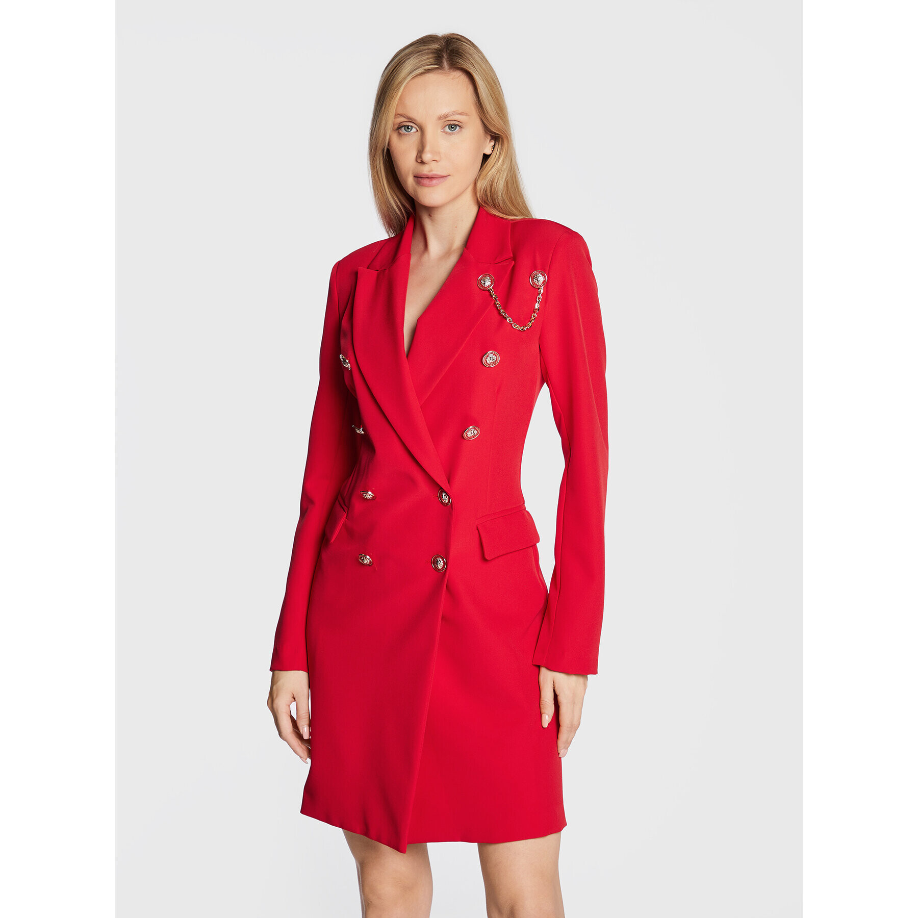 Maryley Коктейлна рокля 22IB300/41RO Червен Regular Fit - Pepit.bg