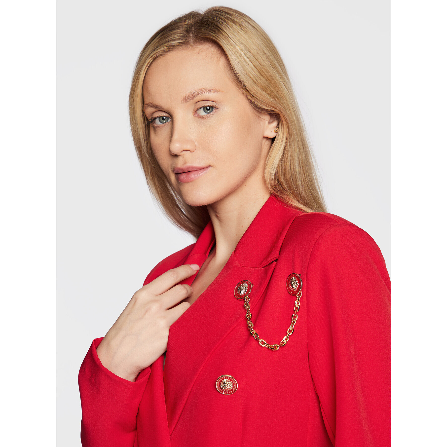 Maryley Коктейлна рокля 22IB300/41RO Червен Regular Fit - Pepit.bg