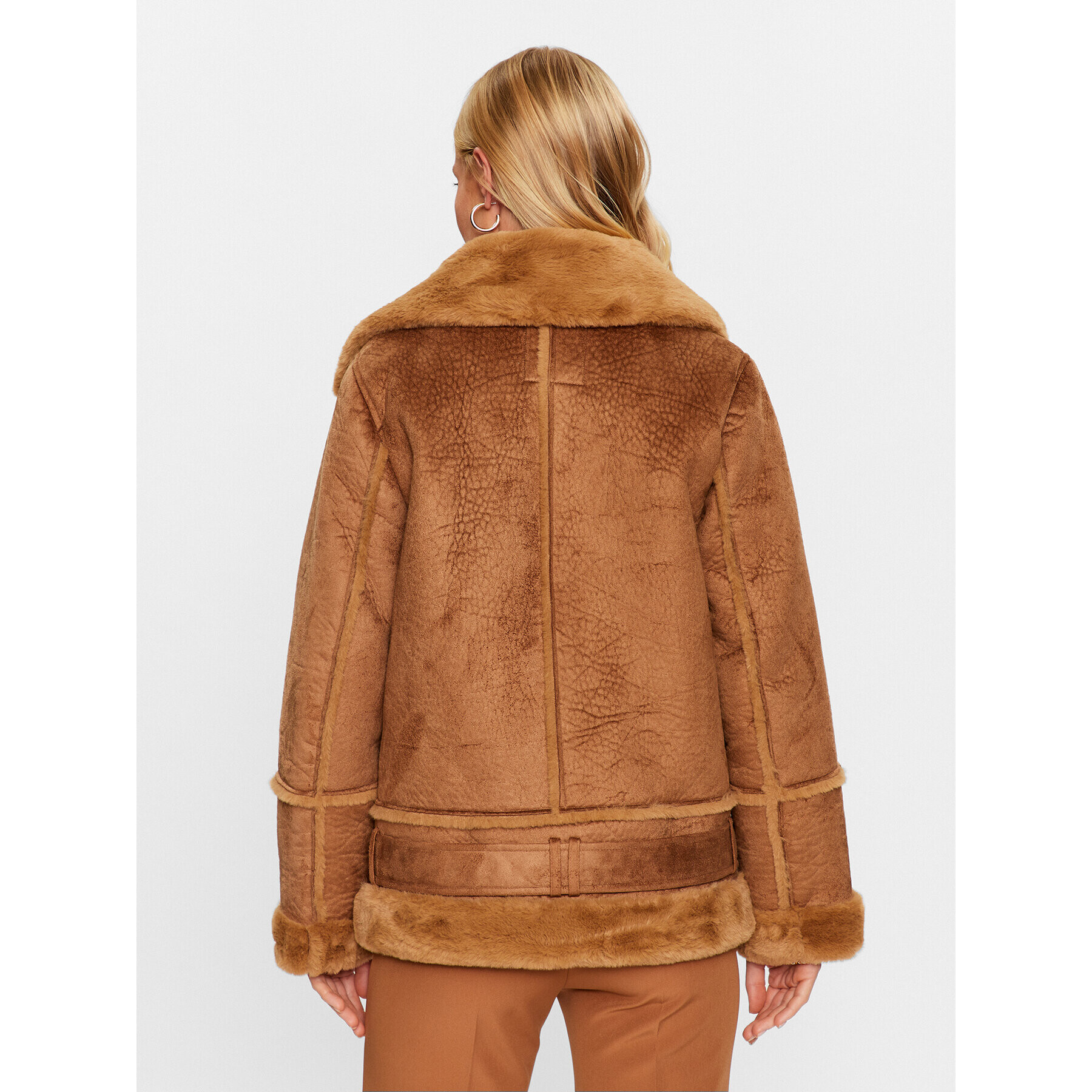 Maryley Кожух 23IB808/7ZCU Кафяв Regular Fit - Pepit.bg