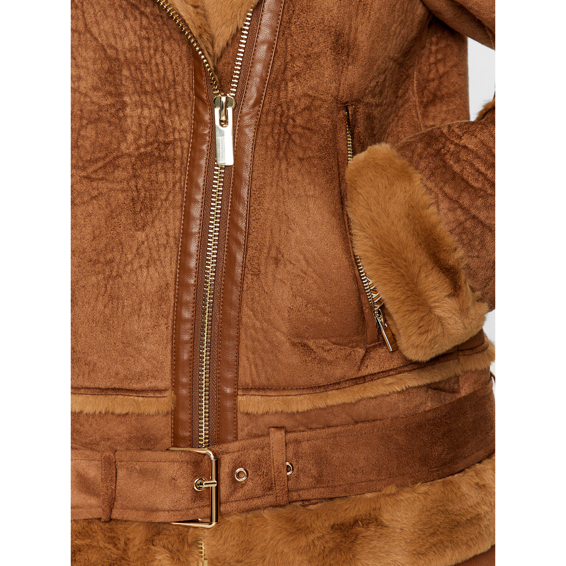 Maryley Кожух 23IB808/7ZCU Кафяв Regular Fit - Pepit.bg