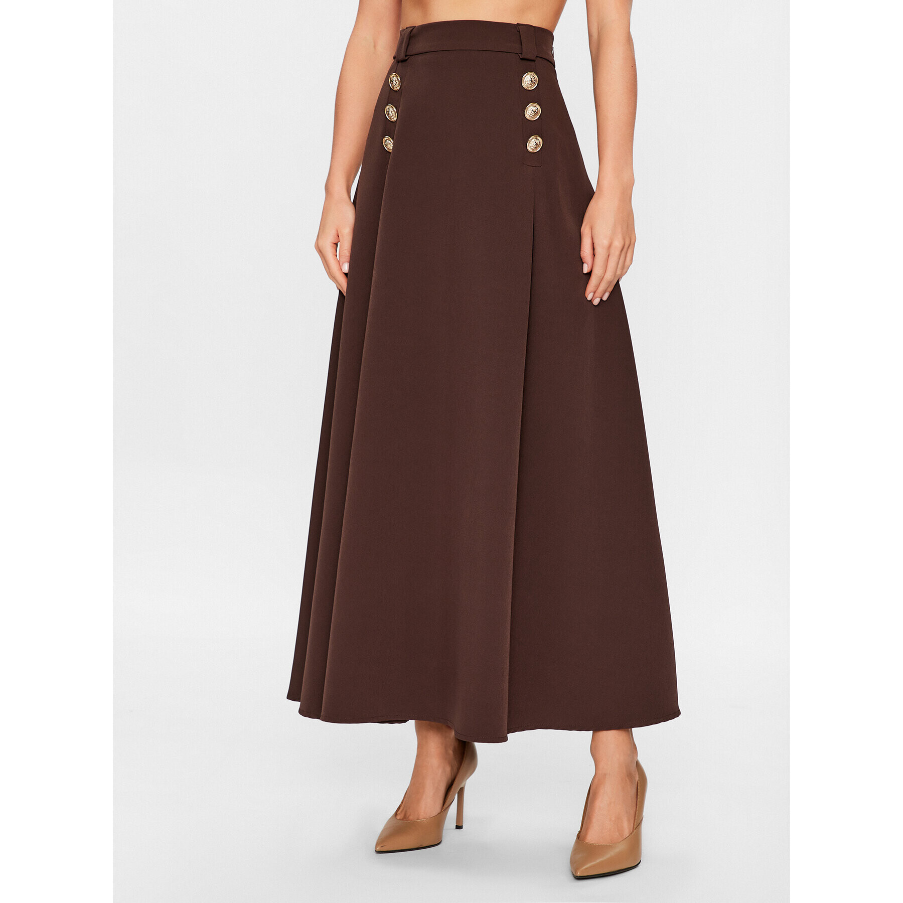 Maryley Макси пола 23IB702/41CO Кафяв Regular Fit - Pepit.bg