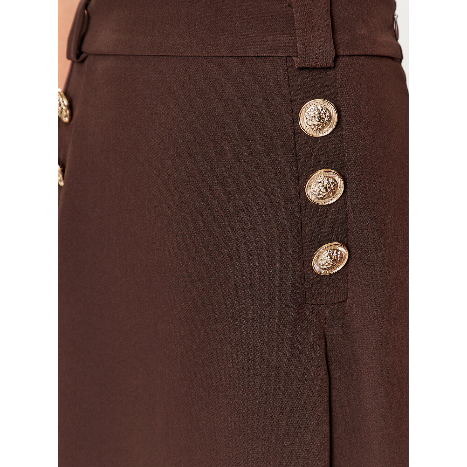 Maryley Макси пола 23IB702/41CO Кафяв Regular Fit - Pepit.bg