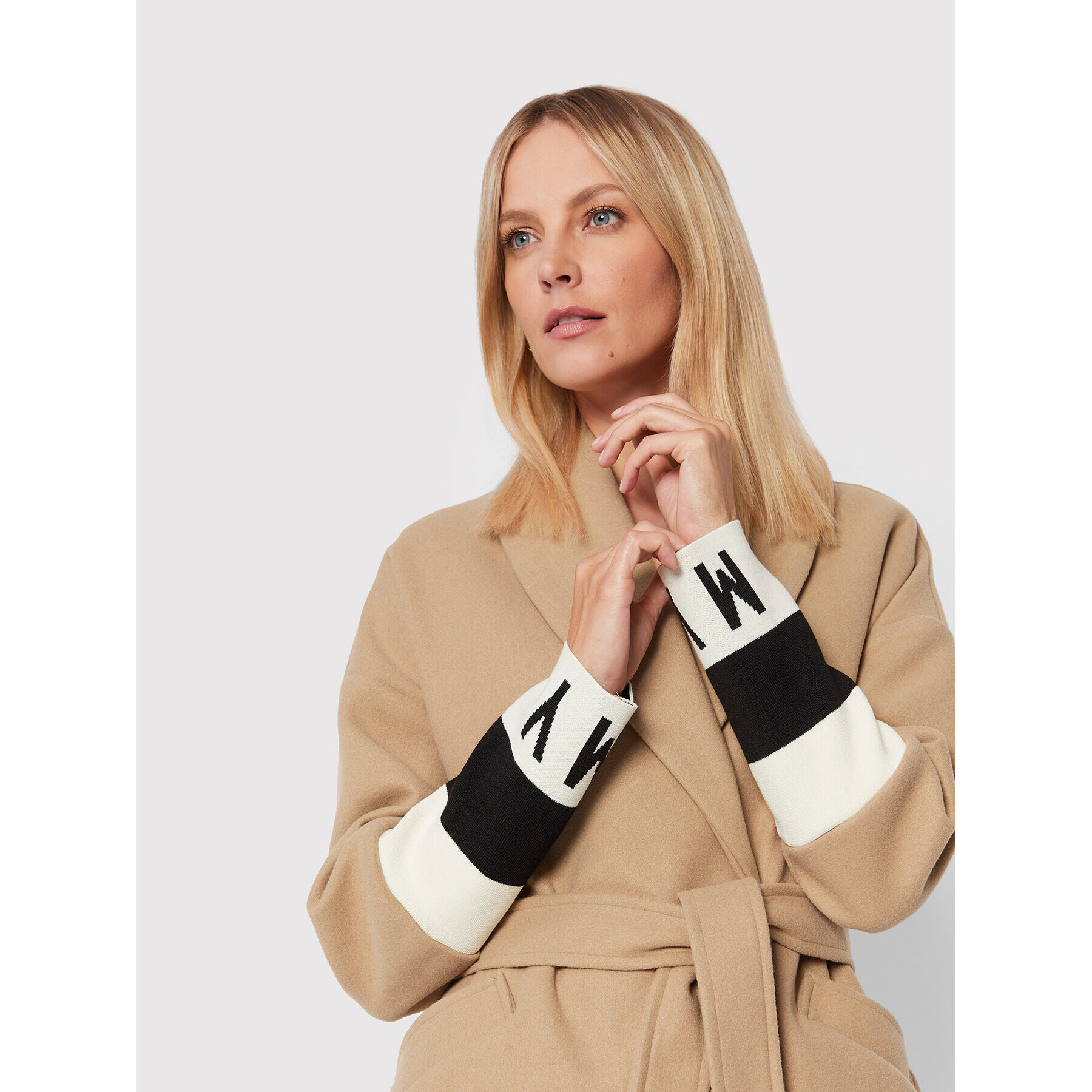 Maryley Преходно палто 22IB105 Кафяв Regular Fit - Pepit.bg