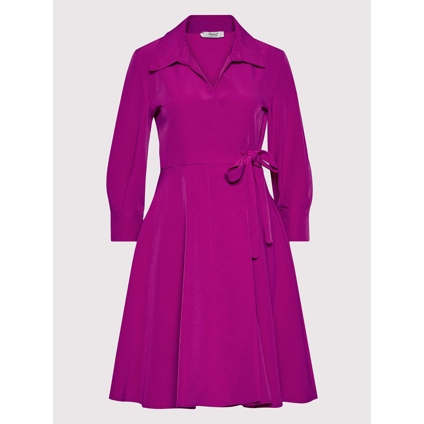 Maryley Рокля тип риза 22IB313/41CL Виолетов Regular Fit - Pepit.bg