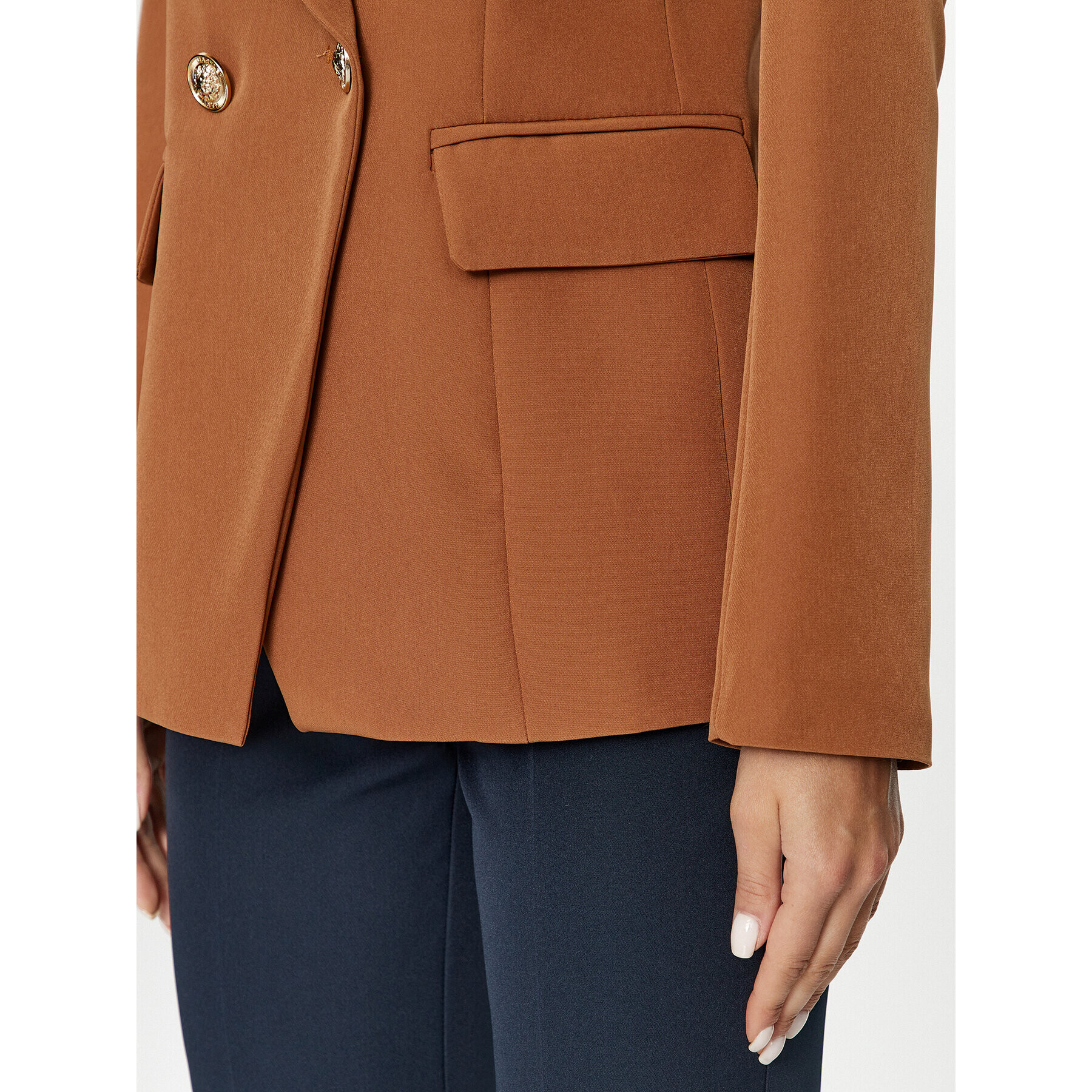 Maryley Сако 23IB139/41AL Кафяв Regular Fit - Pepit.bg