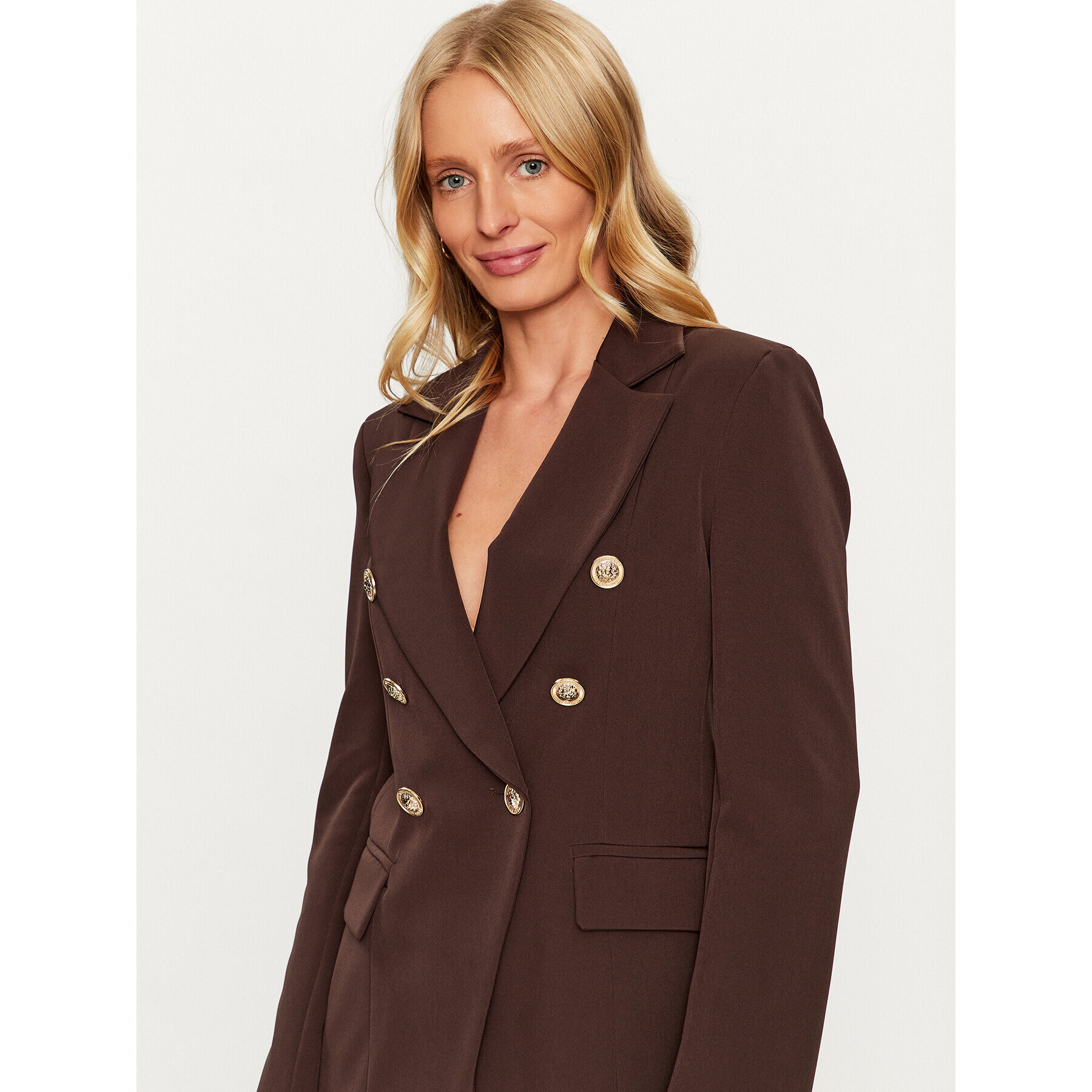 Maryley Сако 23IB139/41CO Кафяв Regular Fit - Pepit.bg
