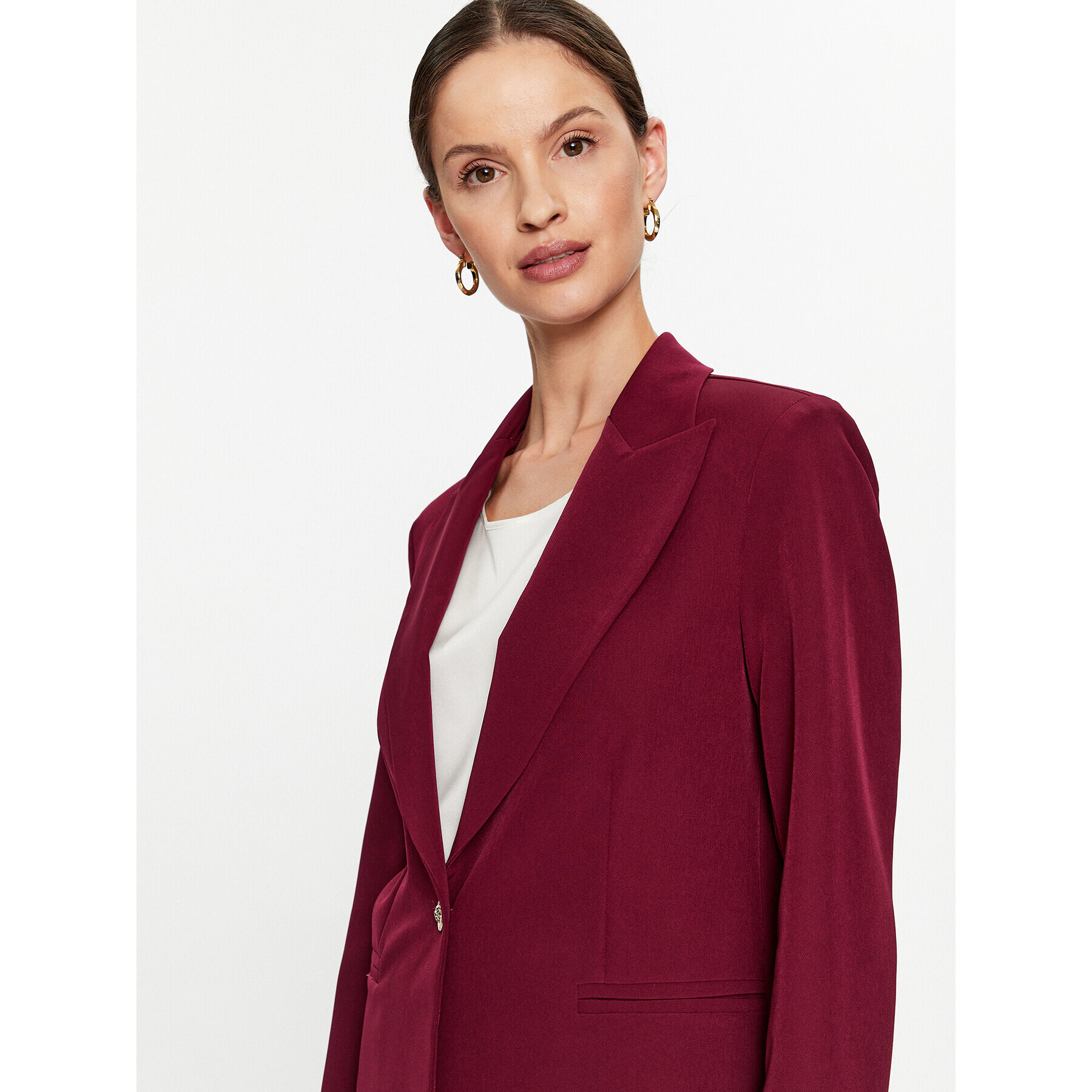 Maryley Сако 23IB187/41GI Бордо Regular Fit - Pepit.bg