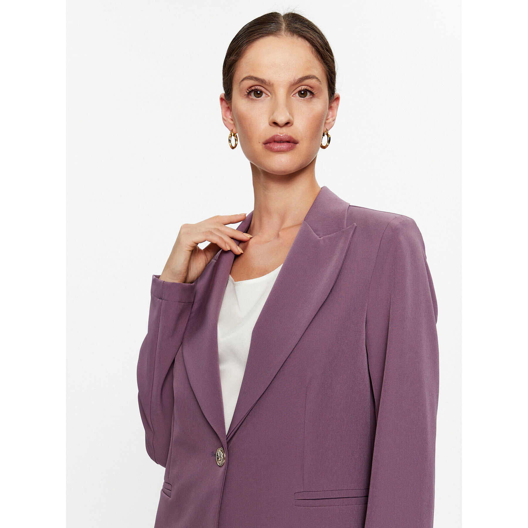 Maryley Сако 23IB187/41SK Виолетов Regular Fit - Pepit.bg