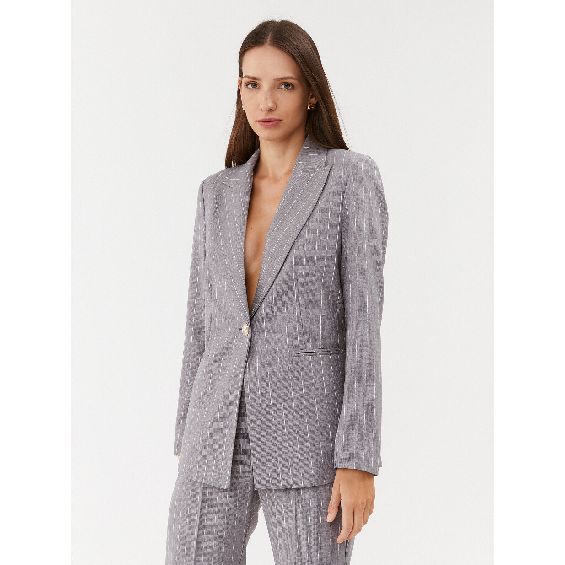 Maryley Сако 23IB187/M06 Сив Regular Fit - Pepit.bg