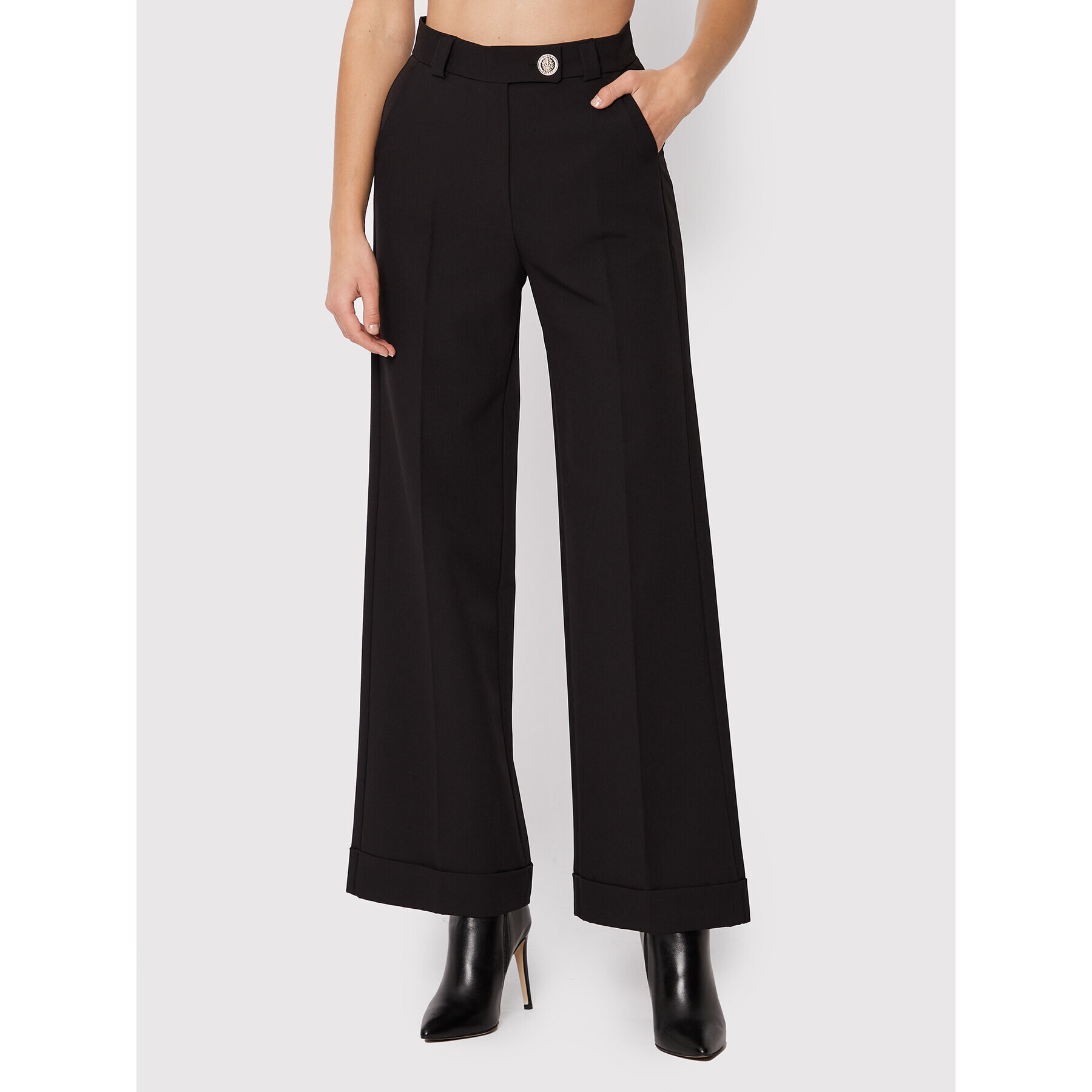 Maryley Текстилни панталони 22IB511/41NE Черен Regular Fit - Pepit.bg