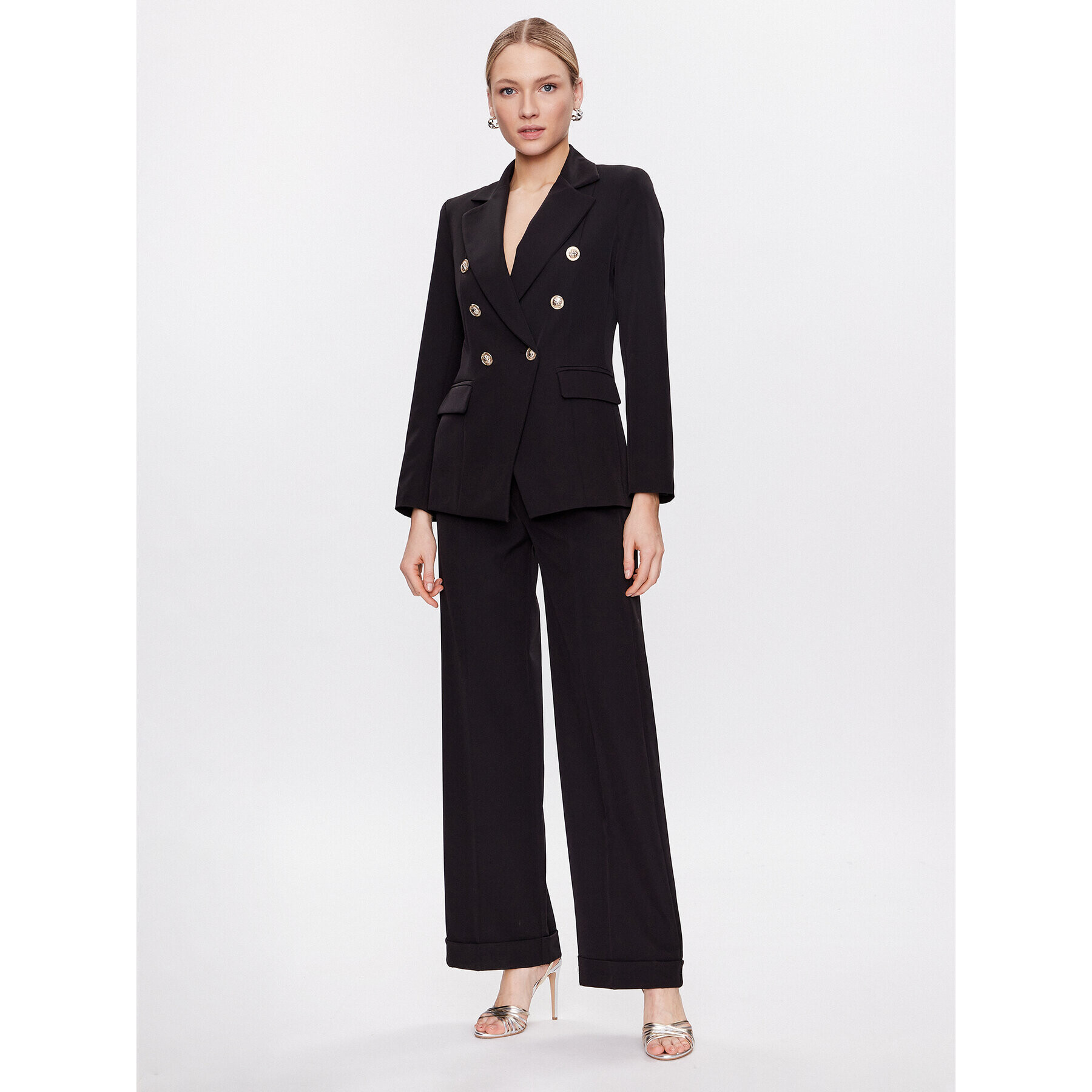 Maryley Текстилни панталони 23EB511/M12 Черен Regular Fit - Pepit.bg