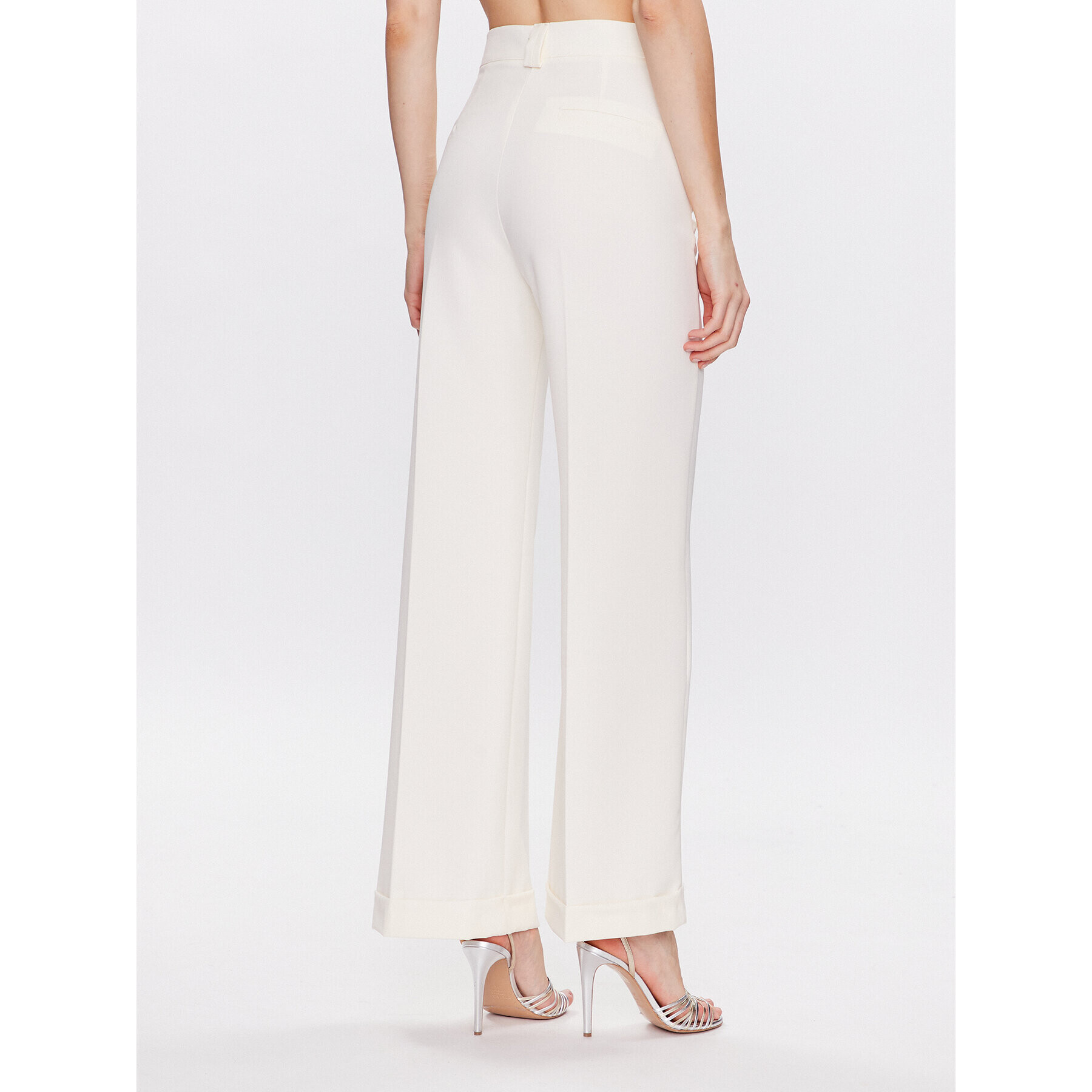 Maryley Текстилни панталони 23EB511/M12 Екрю Regular Fit - Pepit.bg