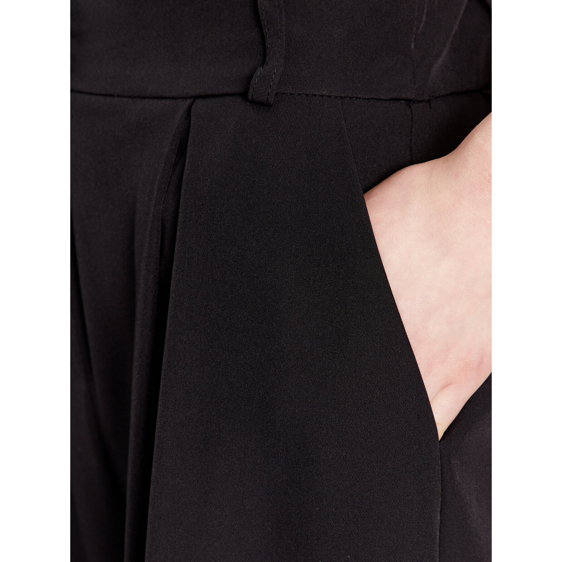 Maryley Текстилни панталони 23EB564/43NE Черен Relaxed Fit - Pepit.bg