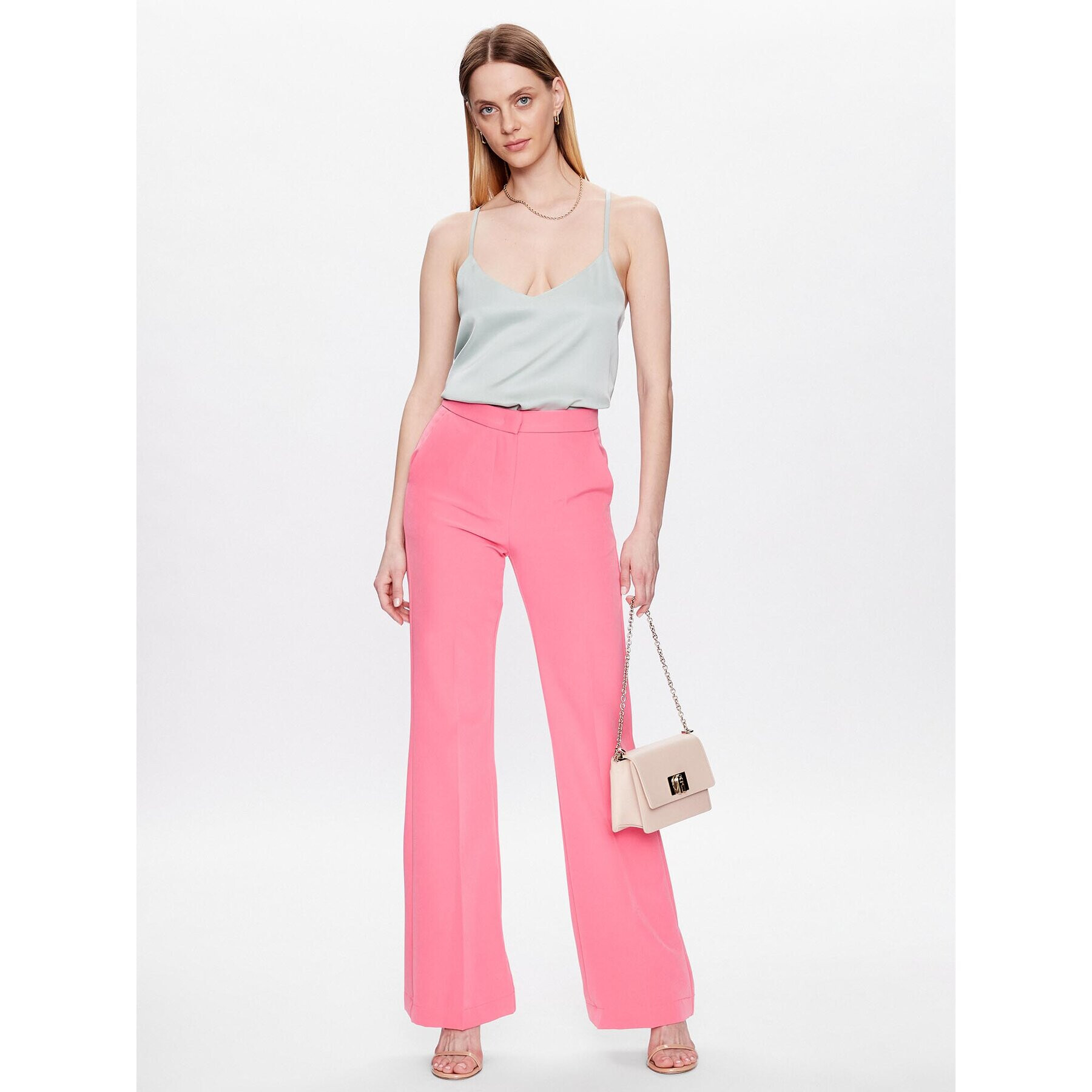 Maryley Текстилни панталони 23EB587/43FR Розов Regular Fit - Pepit.bg