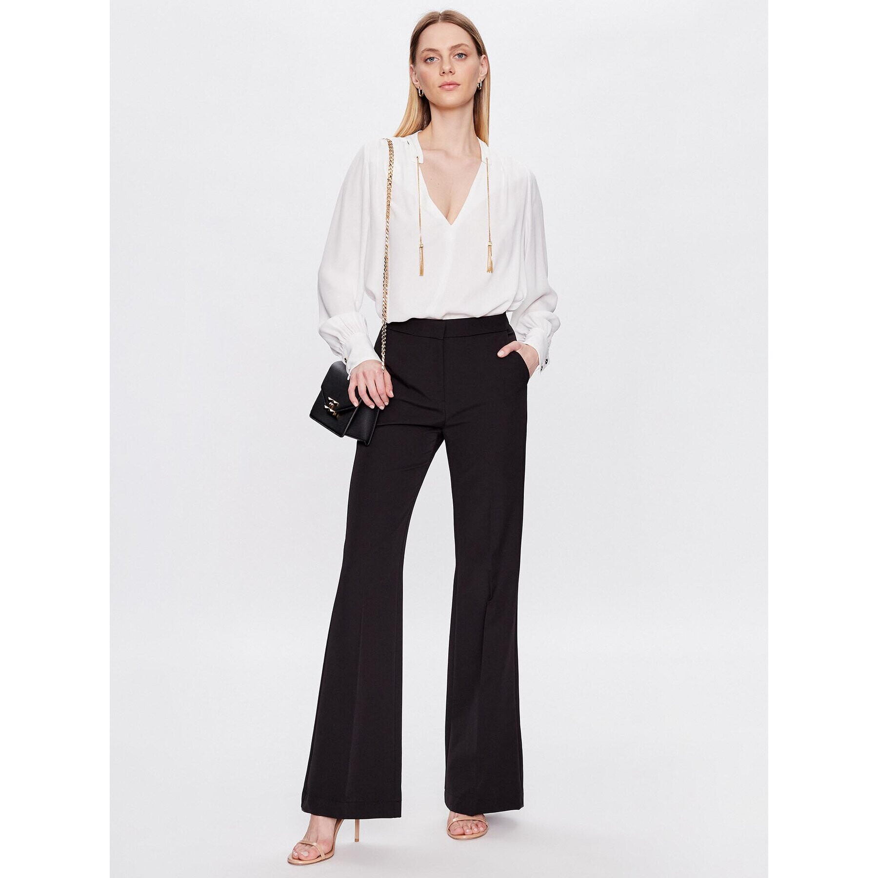Maryley Текстилни панталони 23EB587/43NE Черен Regular Fit - Pepit.bg