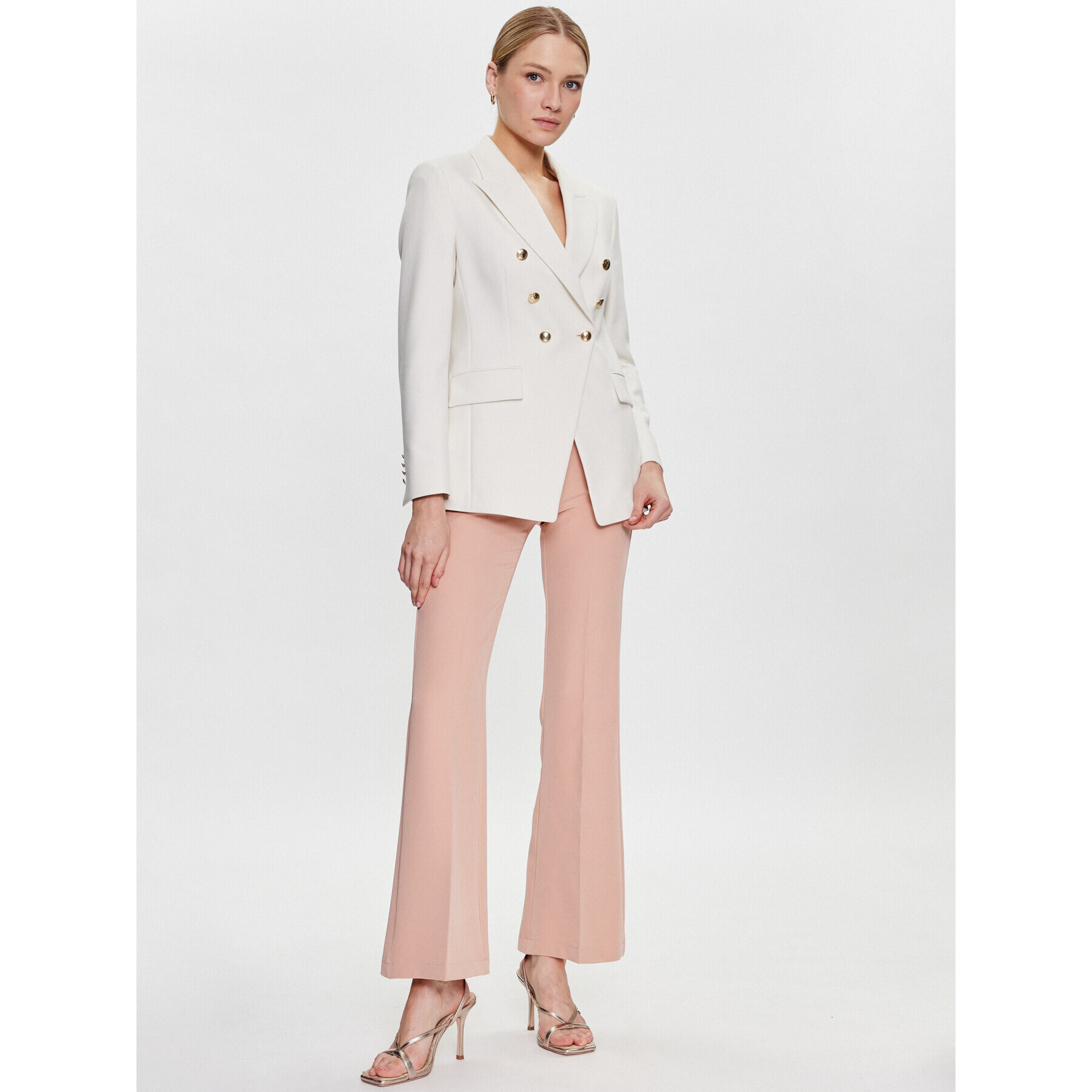 Maryley Текстилни панталони 23EB587/43NU Бежов Regular Fit - Pepit.bg
