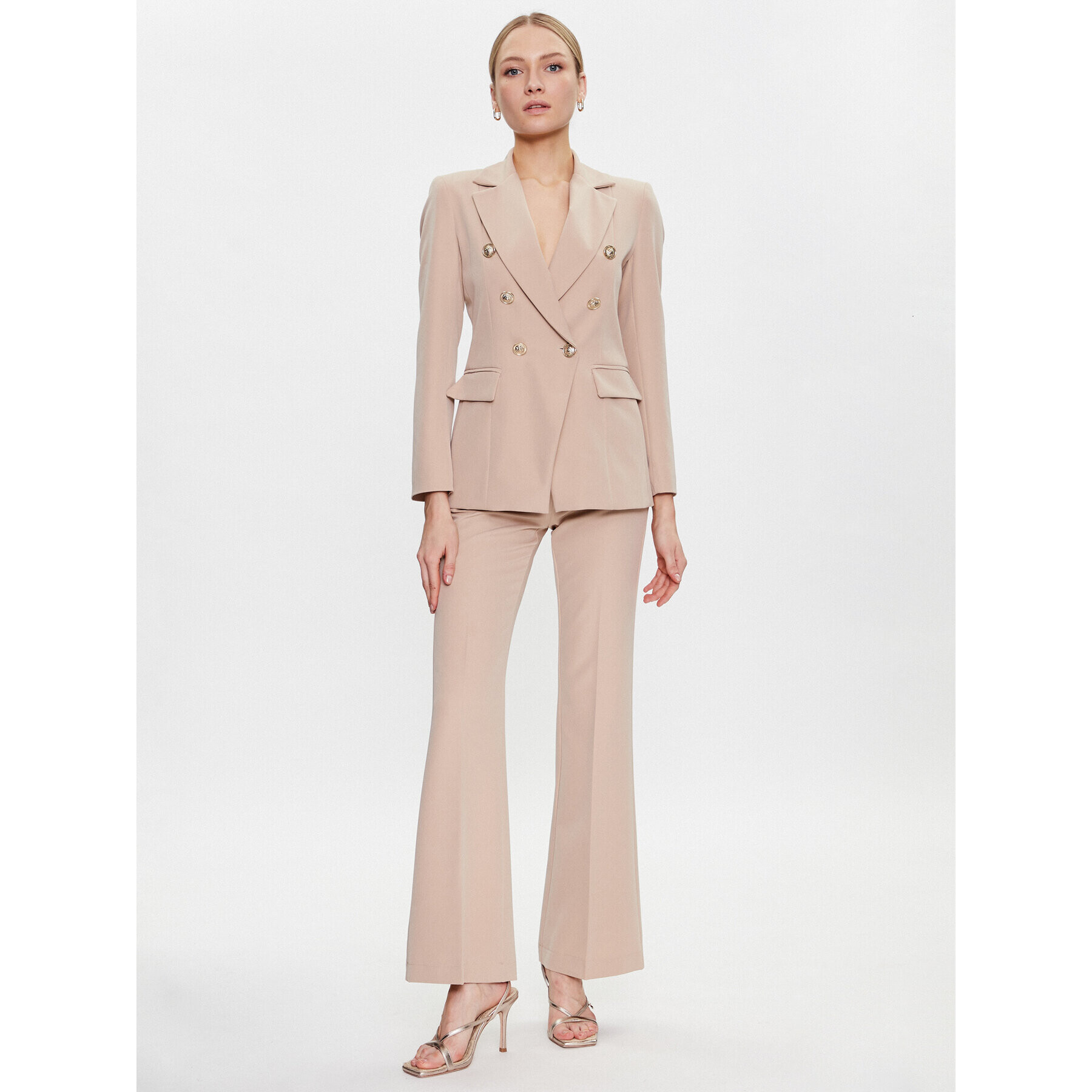 Maryley Текстилни панталони 23EB587/43PE Бежов Regular Fit - Pepit.bg