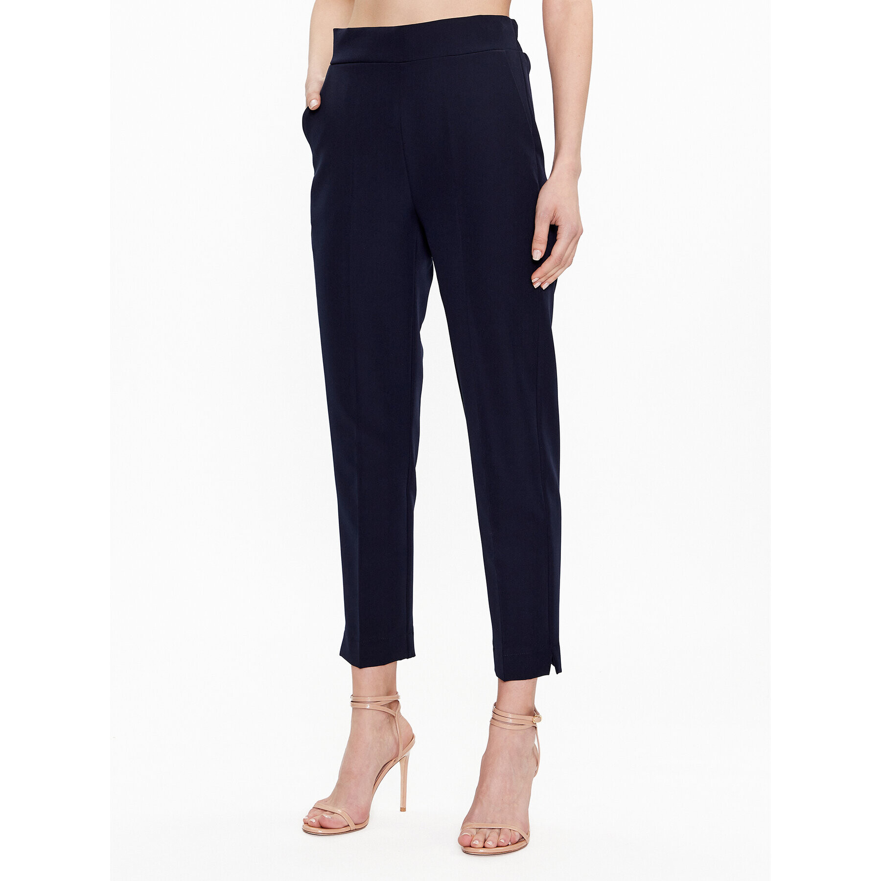 Maryley Текстилни панталони 23EB616/43BL Тъмносин Regular Fit - Pepit.bg