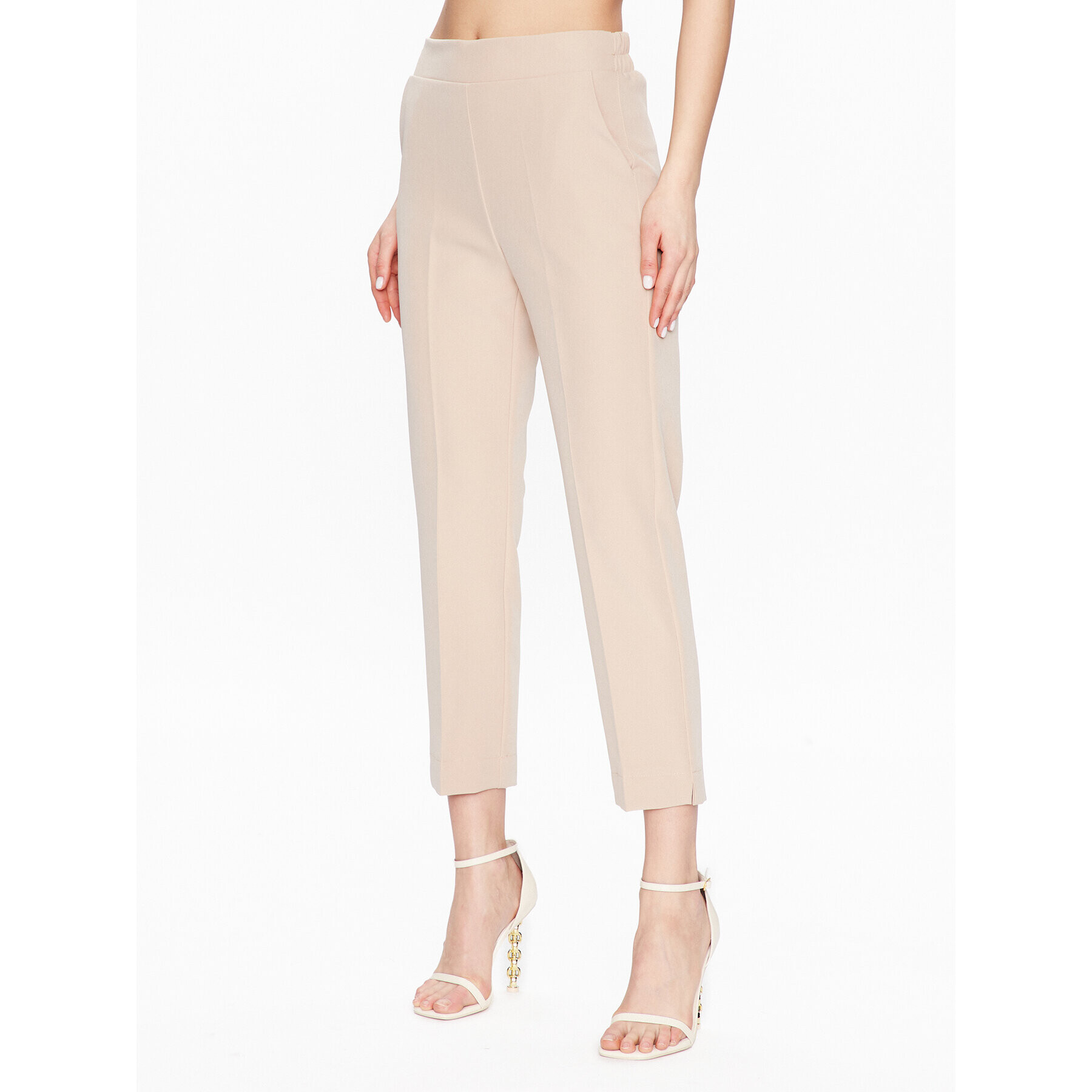 Maryley Текстилни панталони 23EB616/43PE Бежов Regular Fit - Pepit.bg