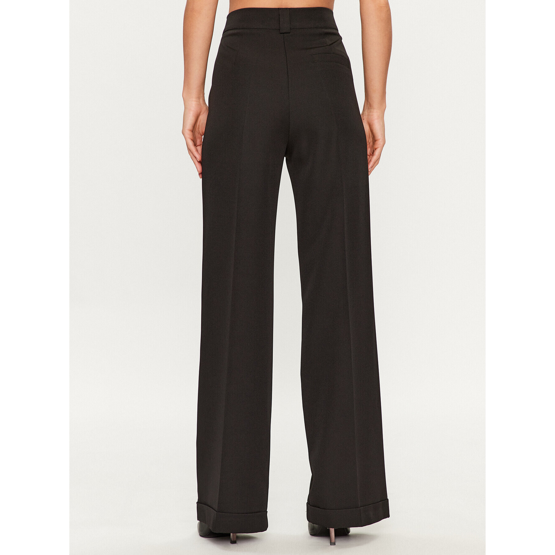 Maryley Текстилни панталони 23IB511/41BK Черен Relaxed Fit - Pepit.bg