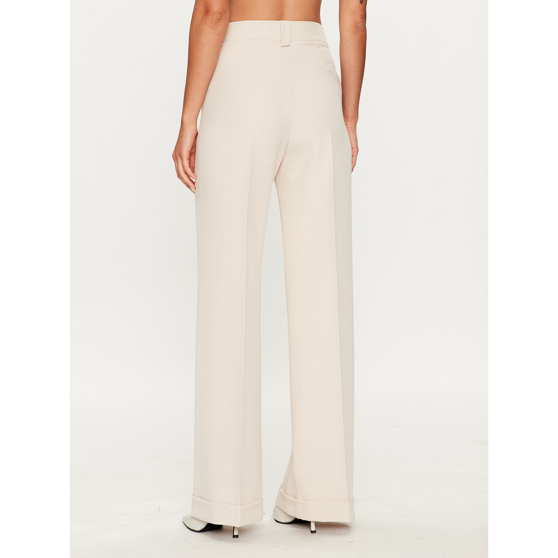 Maryley Текстилни панталони 23IB511/41LA Екрю Regular Fit - Pepit.bg