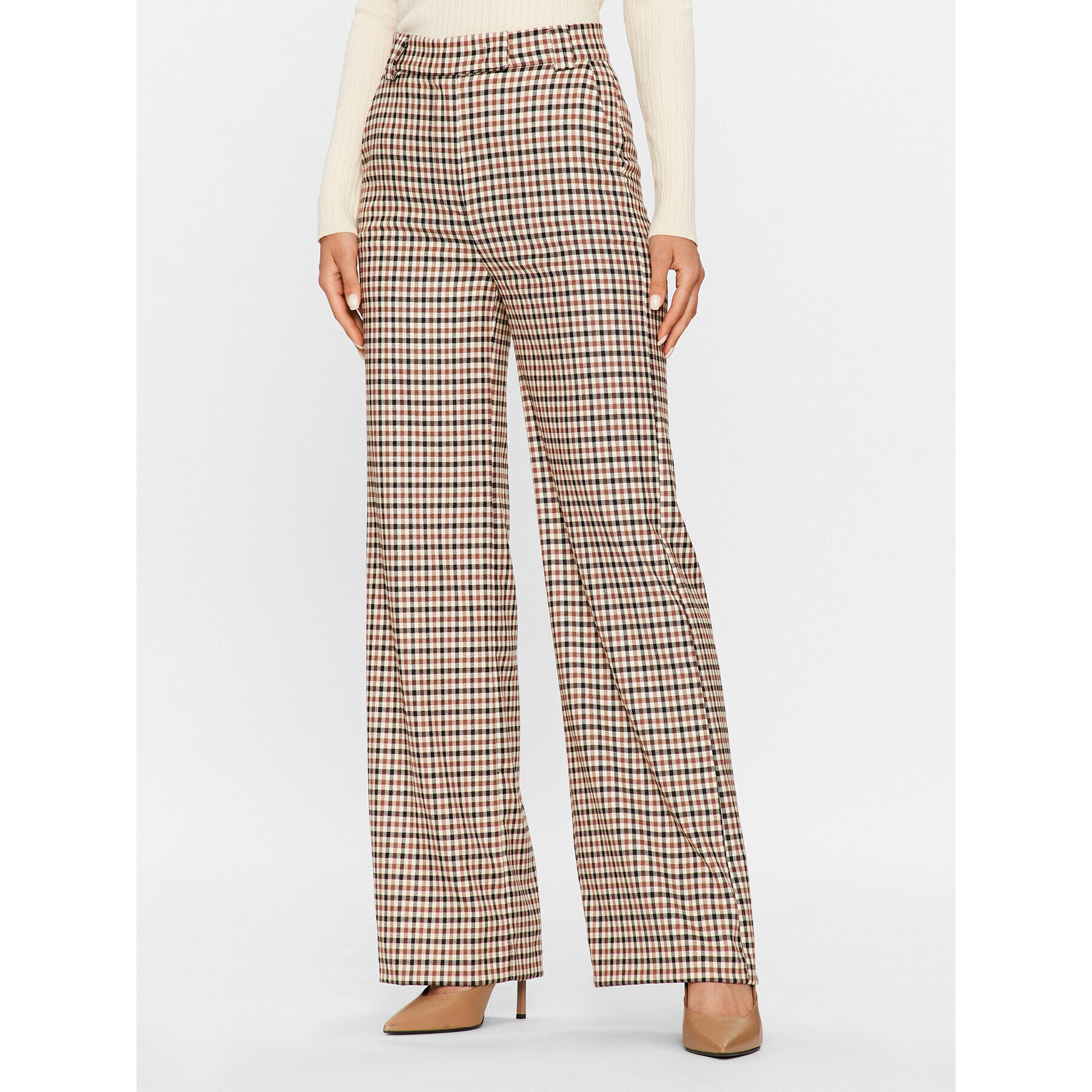 Maryley Текстилни панталони 23IB515/M07 Бежов Regular Fit - Pepit.bg