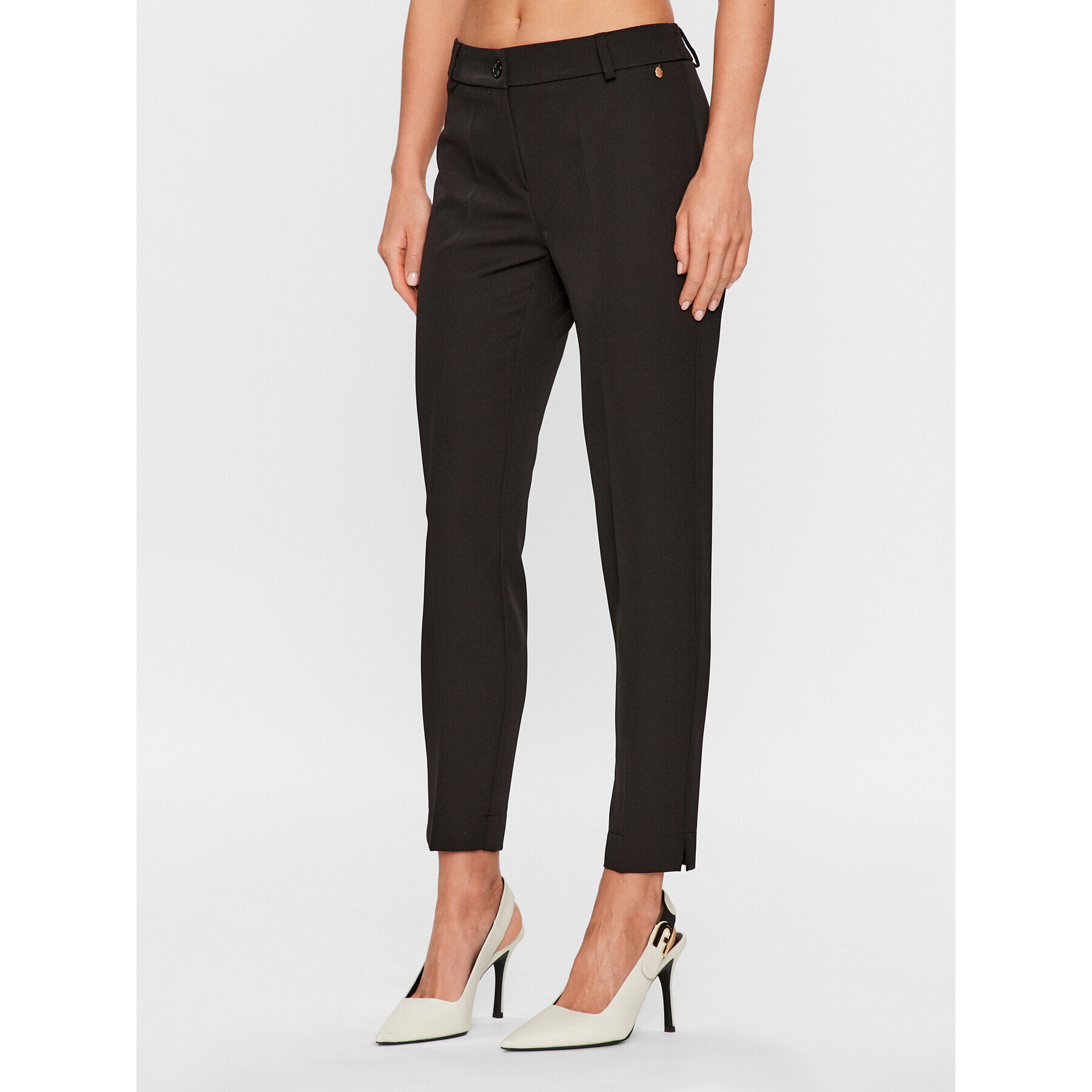 Maryley Текстилни панталони 23IB52Z/41BK Черен Regular Fit - Pepit.bg