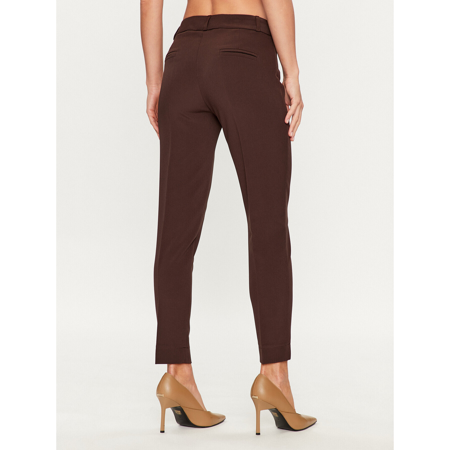 Maryley Текстилни панталони 23IB52Z/41CO Кафяв Regular Fit - Pepit.bg