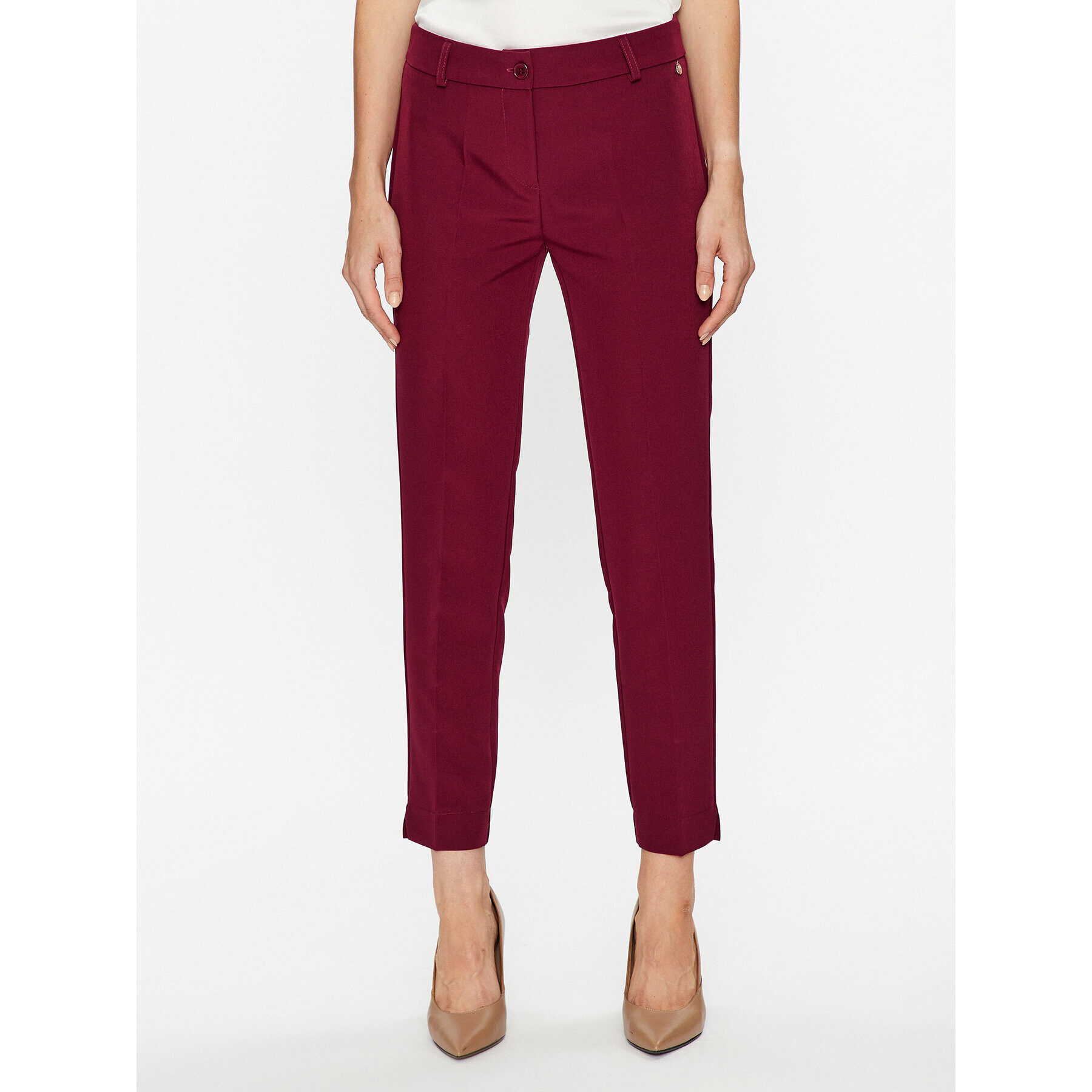 Maryley Текстилни панталони 23IB52Z/41GI Бордо Regular Fit - Pepit.bg