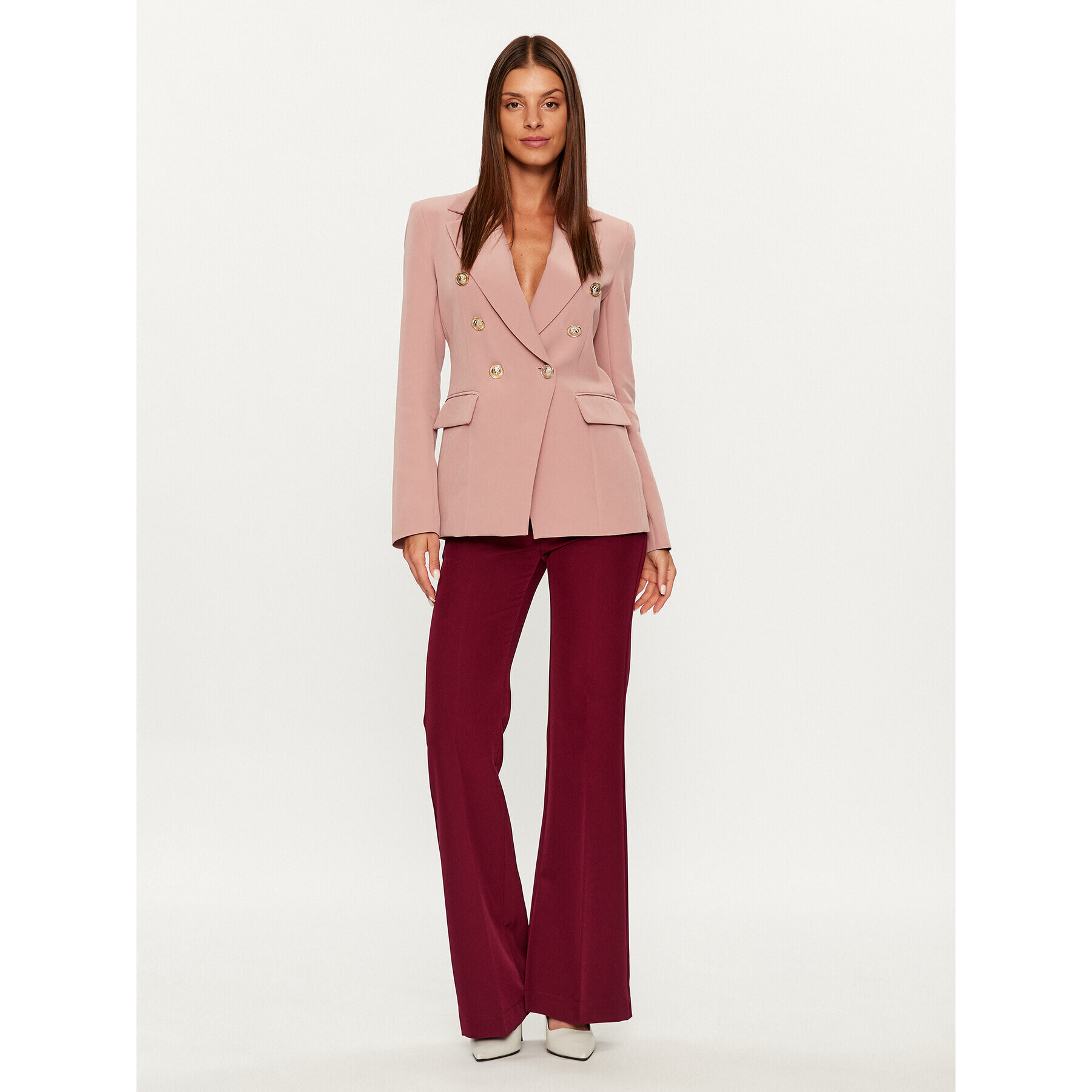 Maryley Текстилни панталони 23IB587/41GI Бордо Regular Fit - Pepit.bg