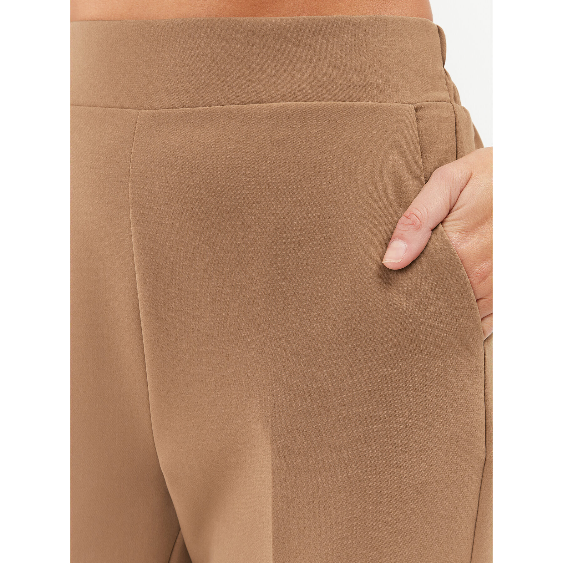 Maryley Текстилни панталони 23IB616/41AL Кафяв Regular Fit - Pepit.bg