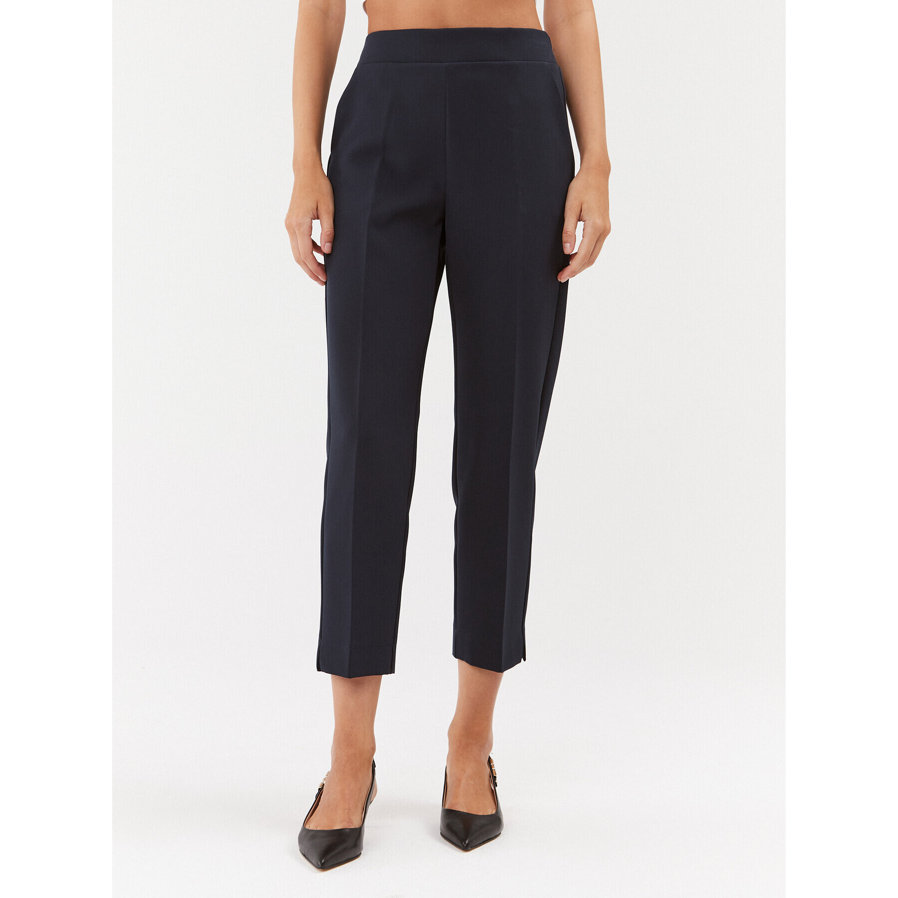 Maryley Текстилни панталони 23IB616/41MO Тъмносин Regular Fit - Pepit.bg