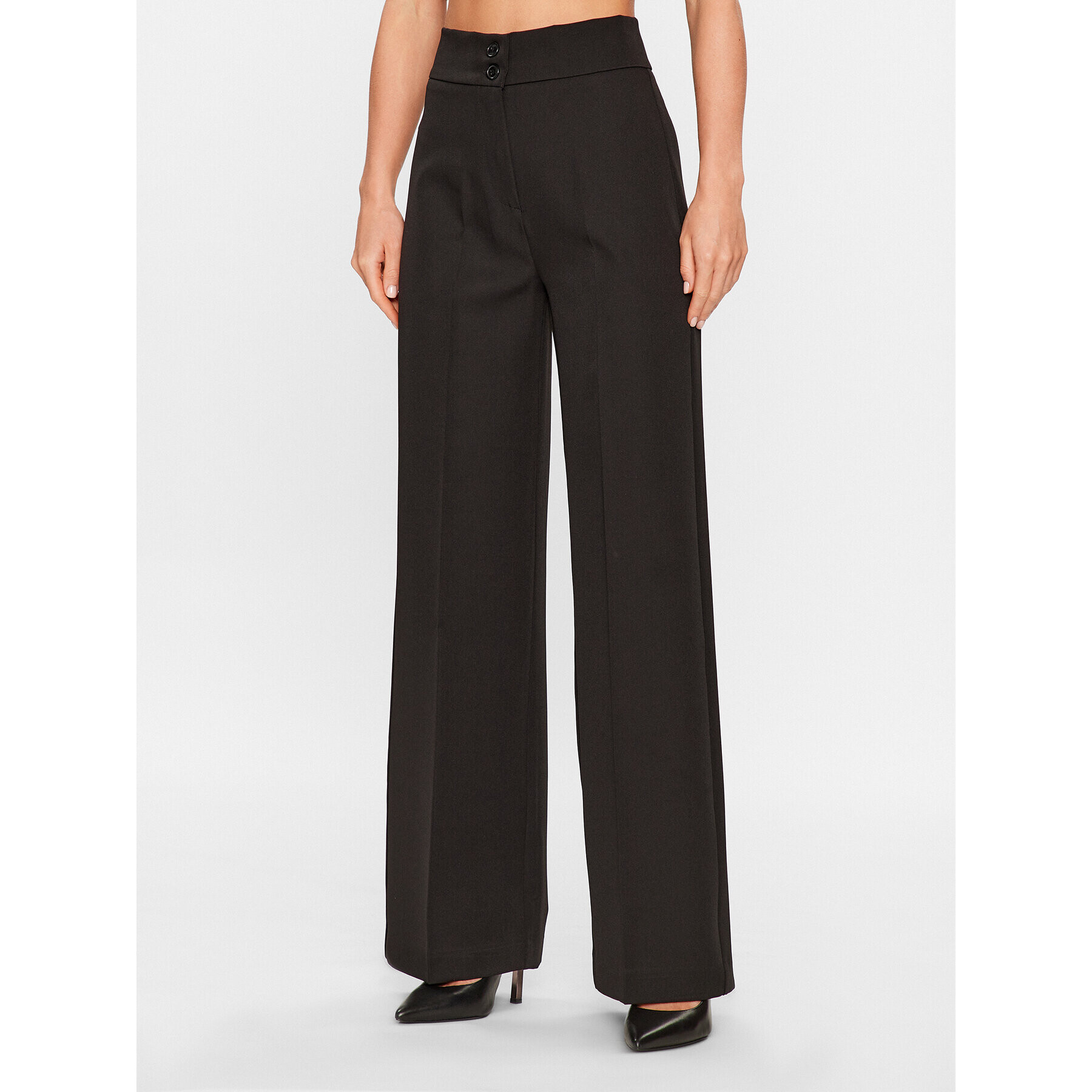 Maryley Текстилни панталони 23IB680/41BK Черен Regular Fit - Pepit.bg