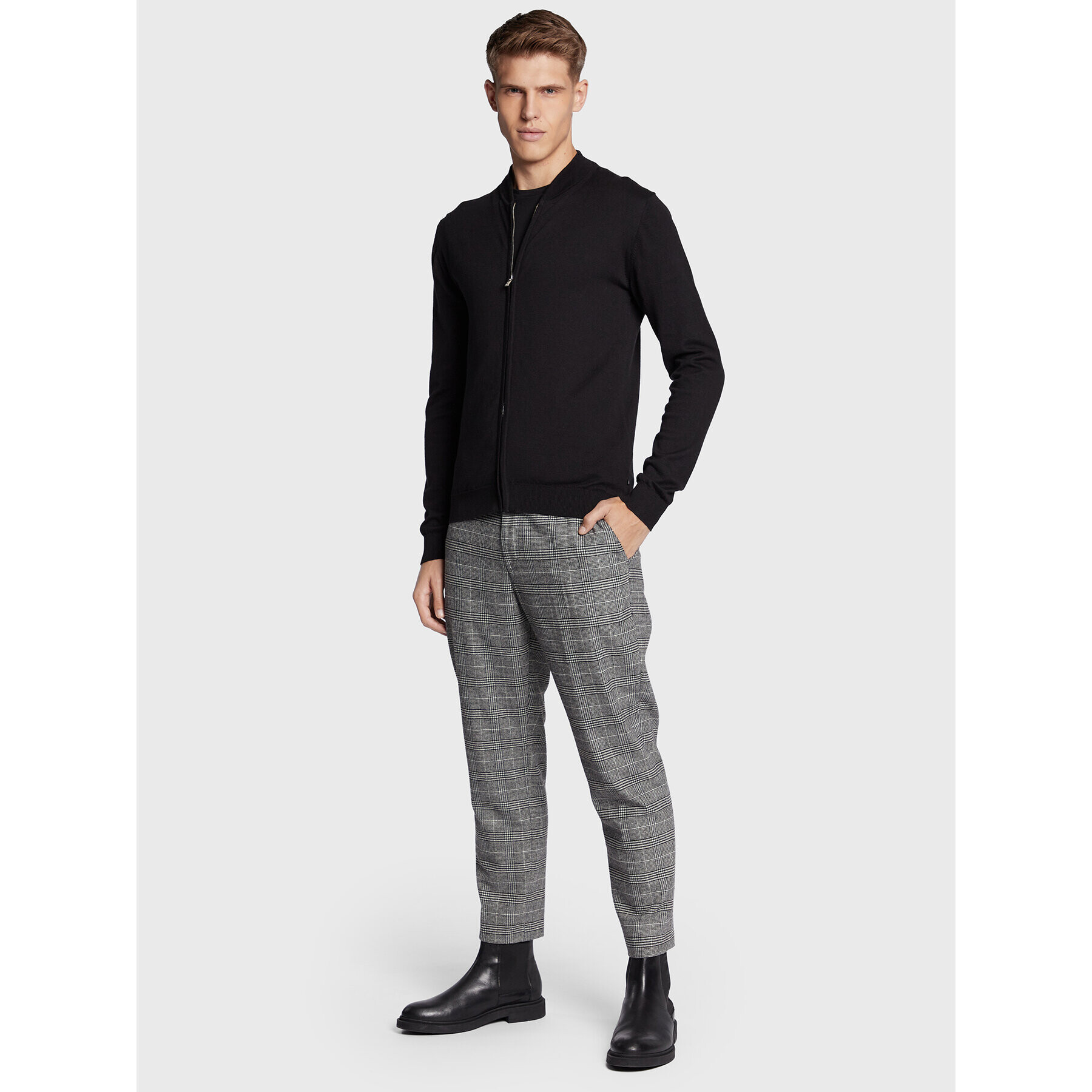 Matinique Кардиган Benny 30206346 Черен Regular Fit - Pepit.bg