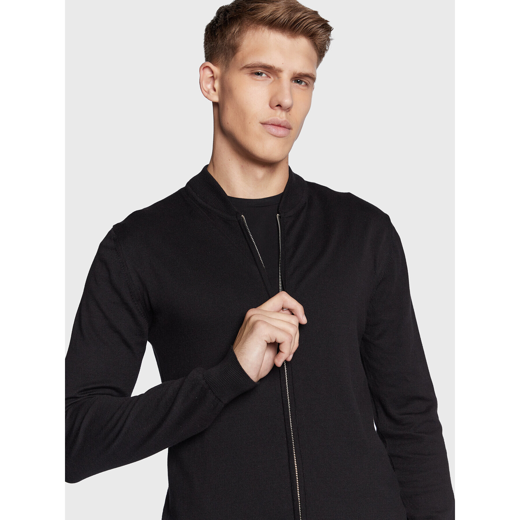 Matinique Кардиган Benny 30206346 Черен Regular Fit - Pepit.bg