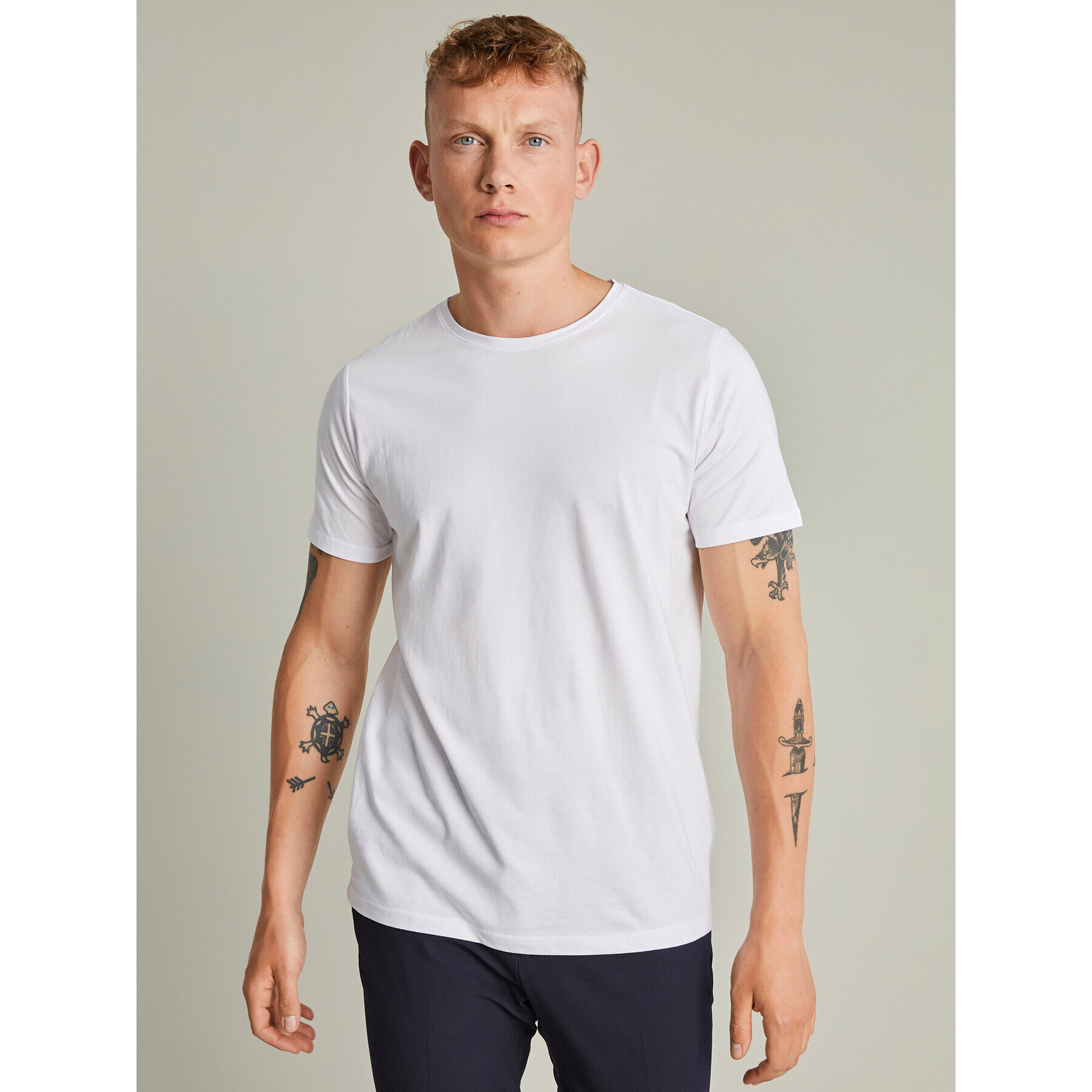 Matinique Комплект 3 тишърти Jermane 30206507 Бял Regular Fit - Pepit.bg