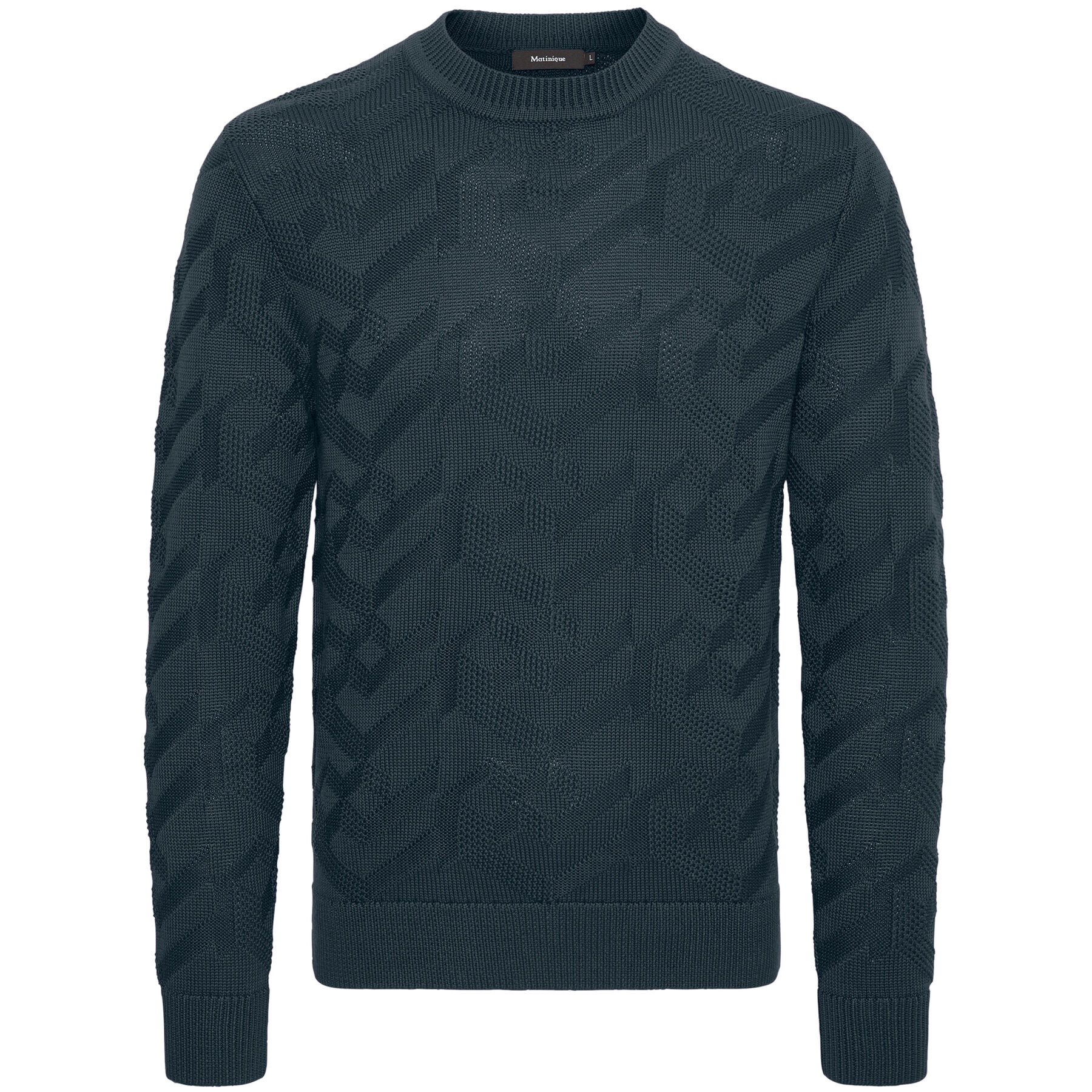 Matinique Пуловер 30206829 Тъмносин Regular Fit - Pepit.bg