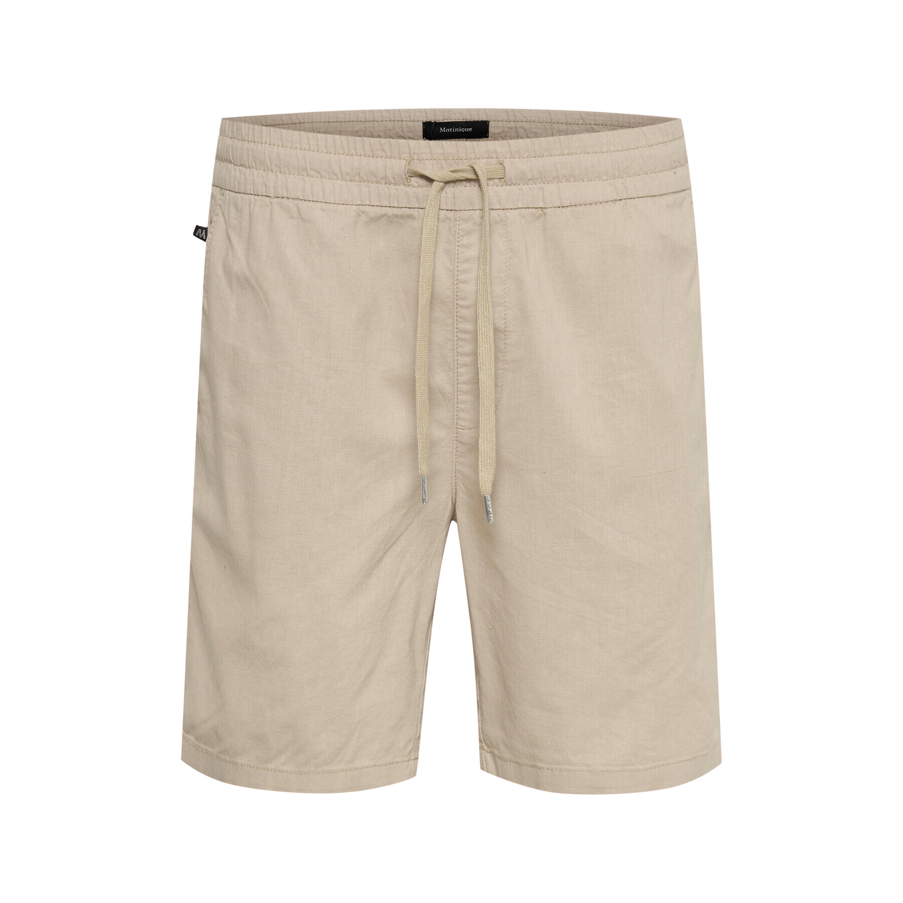 Matinique Шорти от плат Barton 30206032 Бежов Regular Fit - Pepit.bg