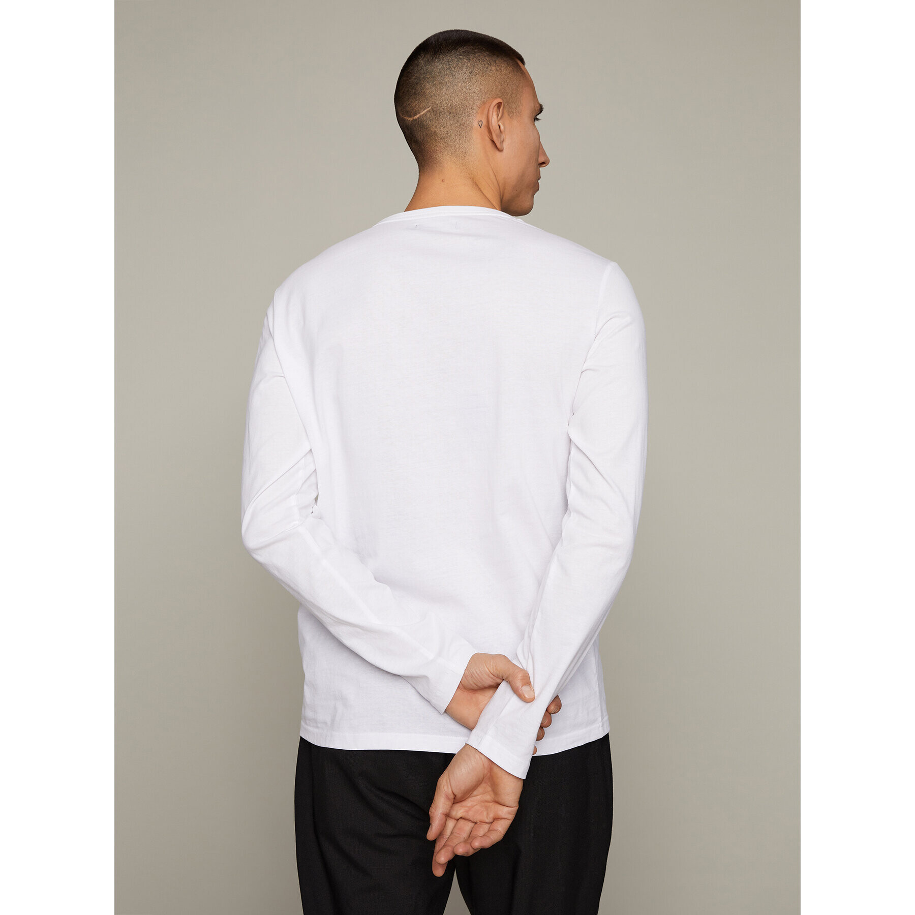 Matinique Тениска с дълъг ръкав Jerma 30206426 Бял Regular Fit - Pepit.bg
