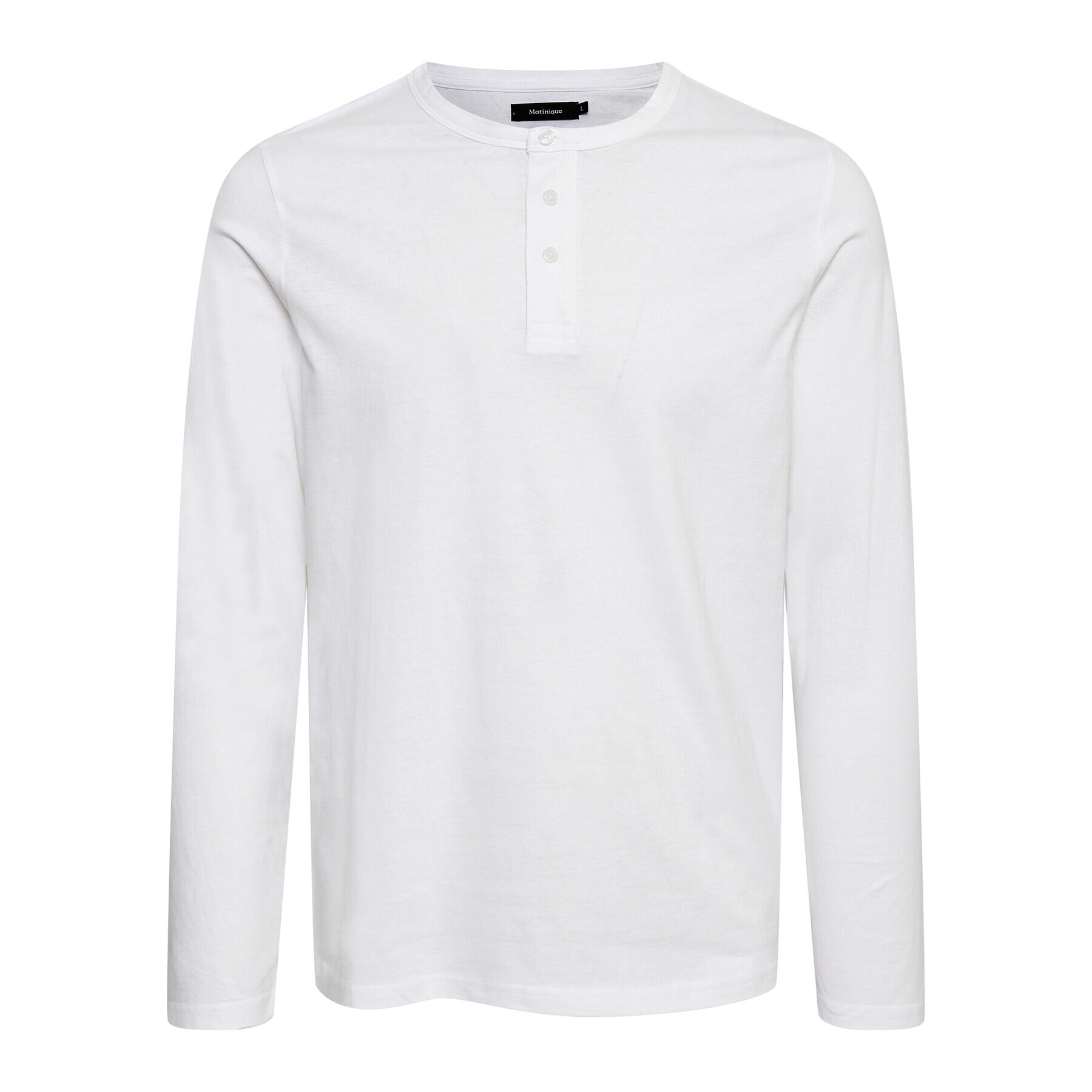 Matinique Тениска с дълъг ръкав Jerma 30206426 Бял Regular Fit - Pepit.bg