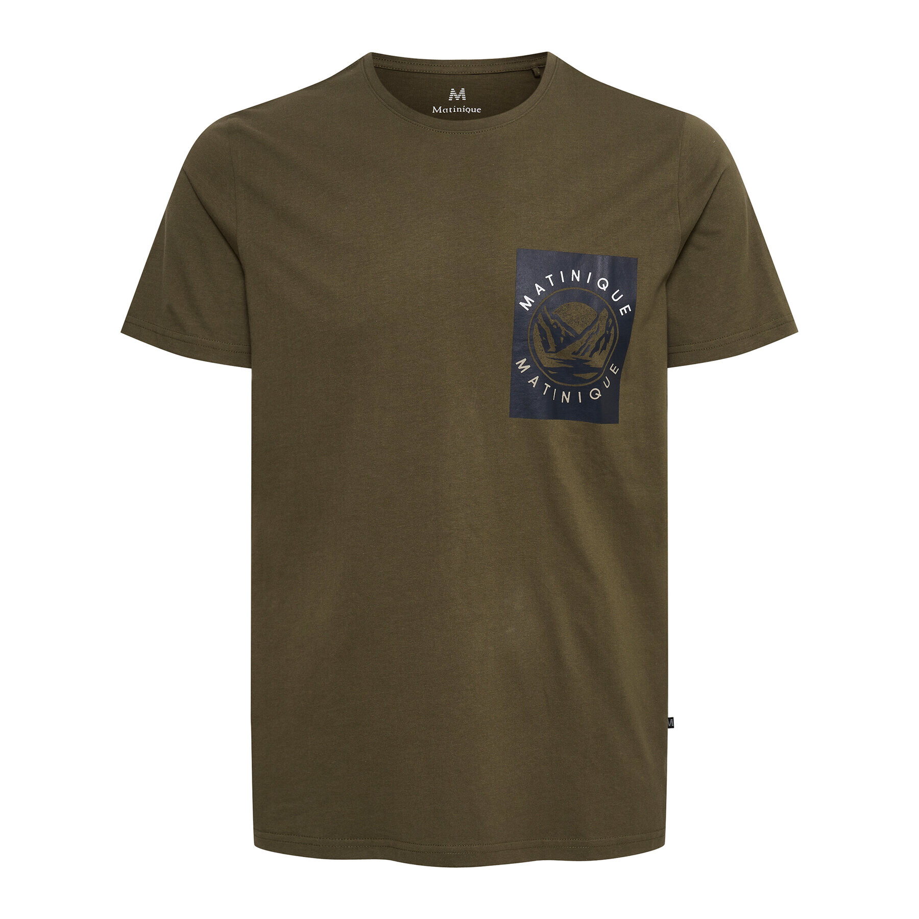 Matinique Тишърт 30206699 Кафяв Regular Fit - Pepit.bg