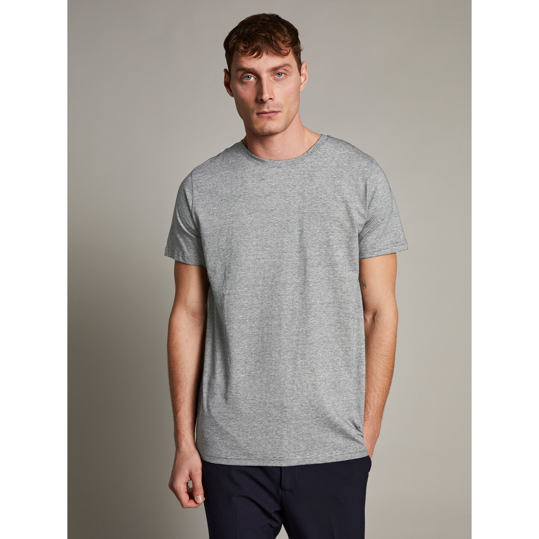 Matinique Тишърт Jermane 30203907 Сив Regular Fit - Pepit.bg